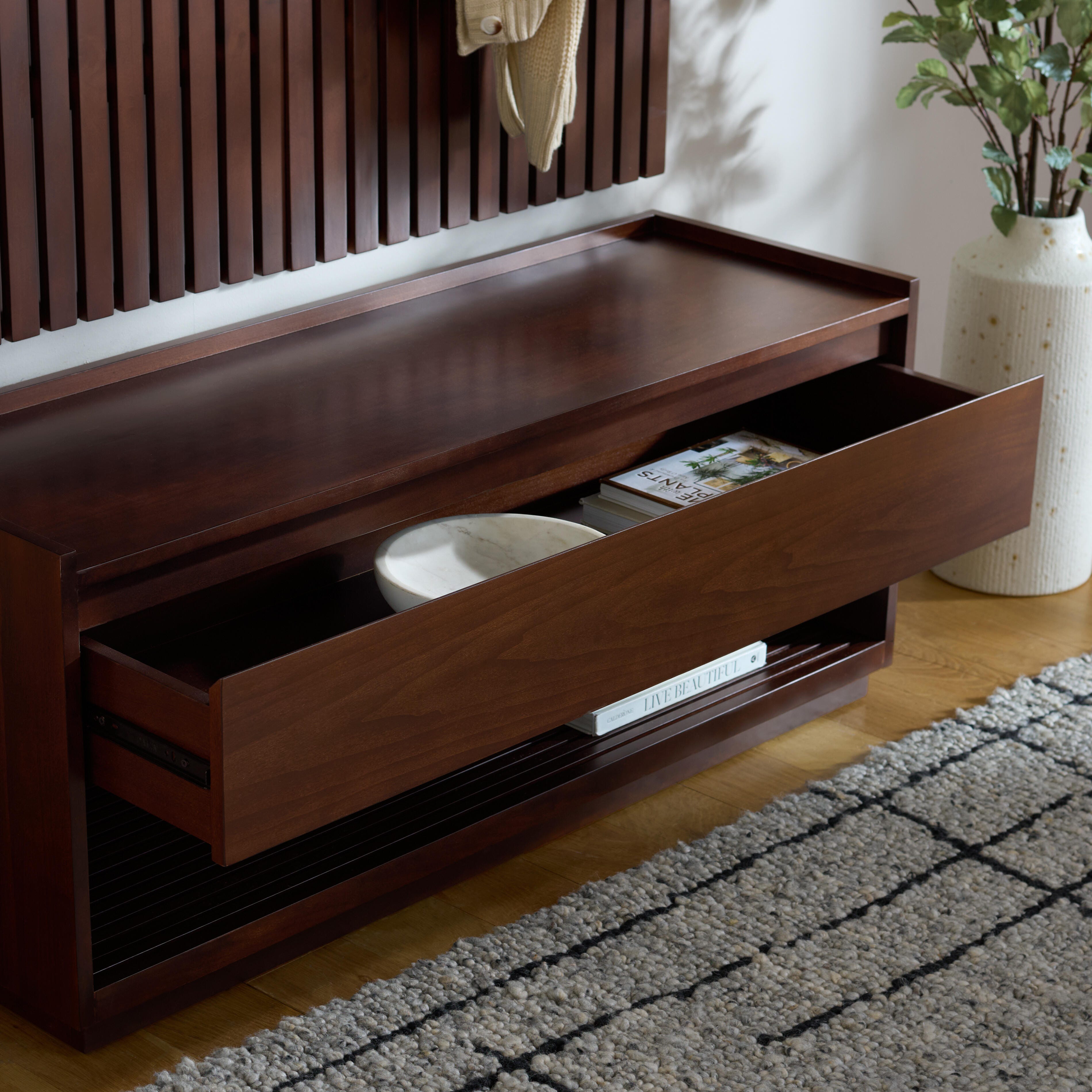 Safavieh Petrabella Hall Tree With Bench, , large