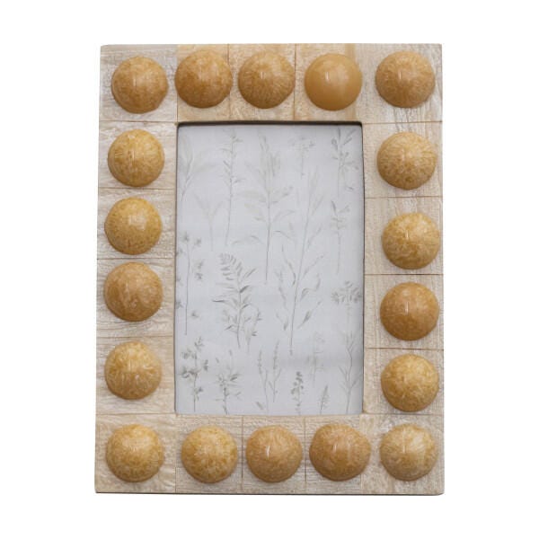 Storied Home Photo Frame, Cream, large