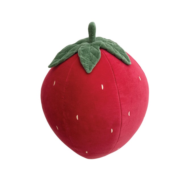 Storied Home Strawberry Decorative Throw Pillow