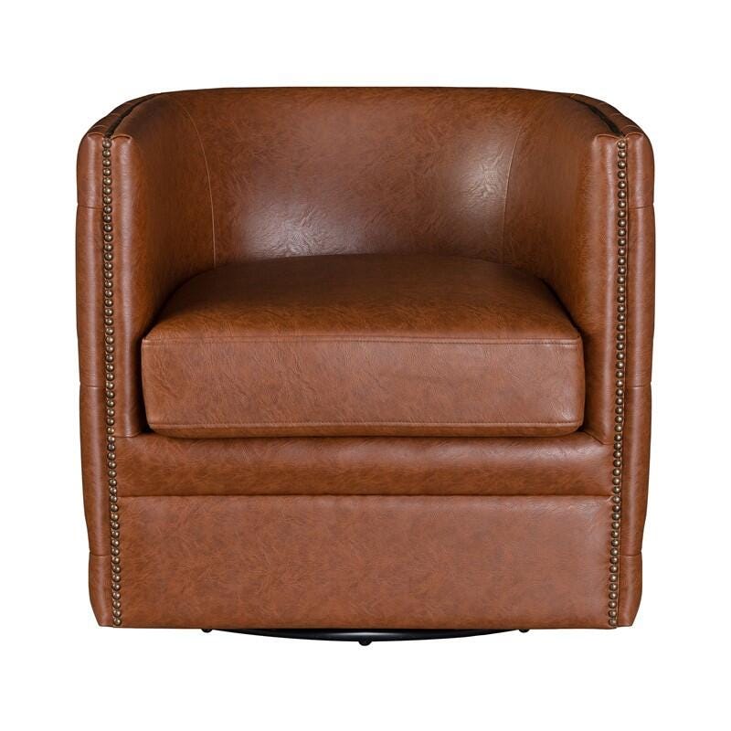 Madison Park Capstone Swivel Chair, , large
