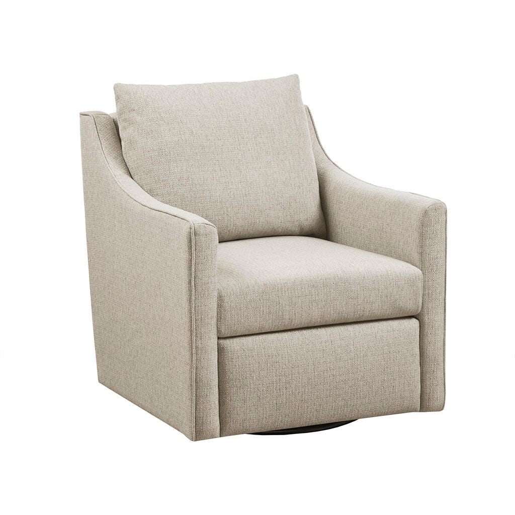 Martha Stewart Christian Swivel Armchair, , large