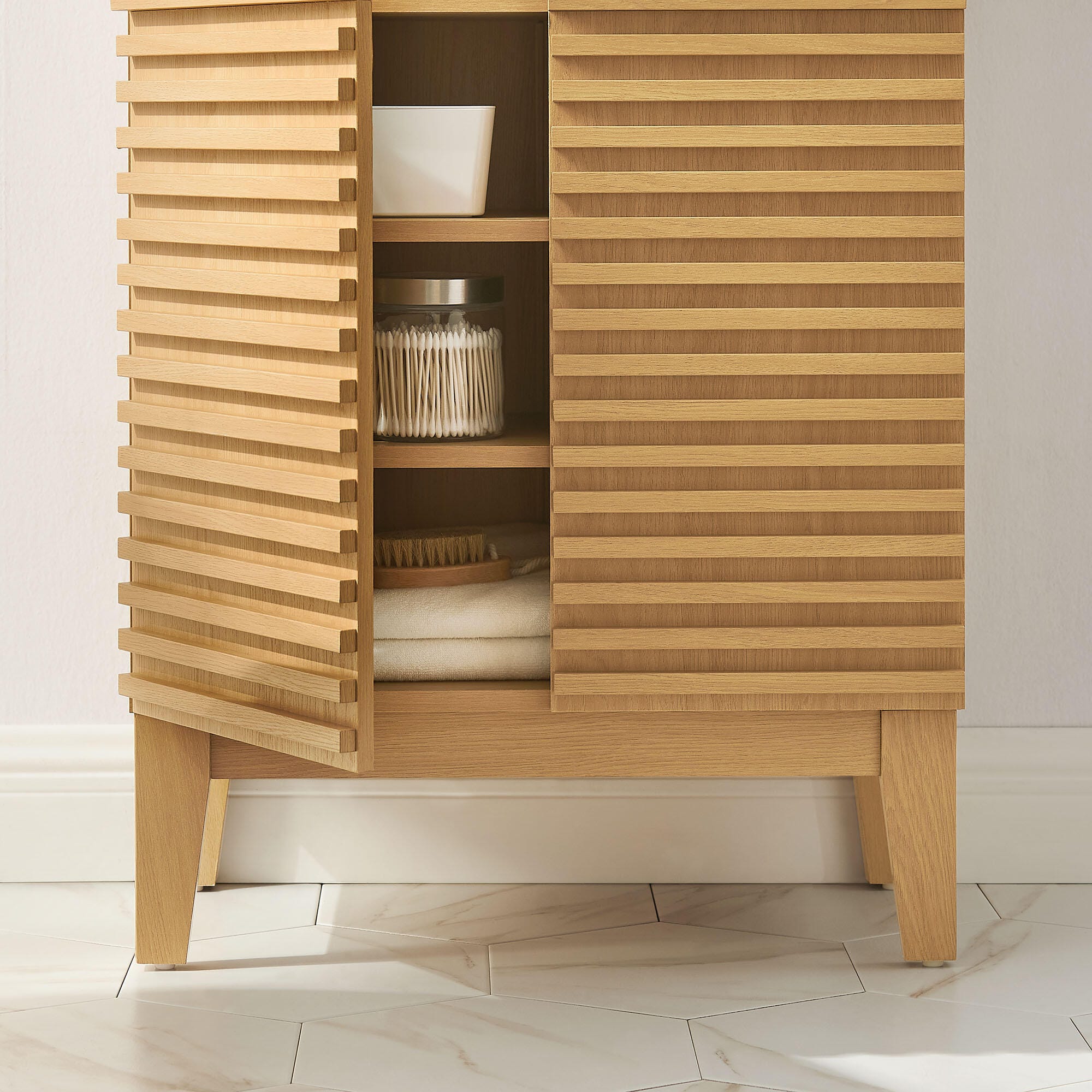 Modway Render Bathroom Storage Cabinet, , large