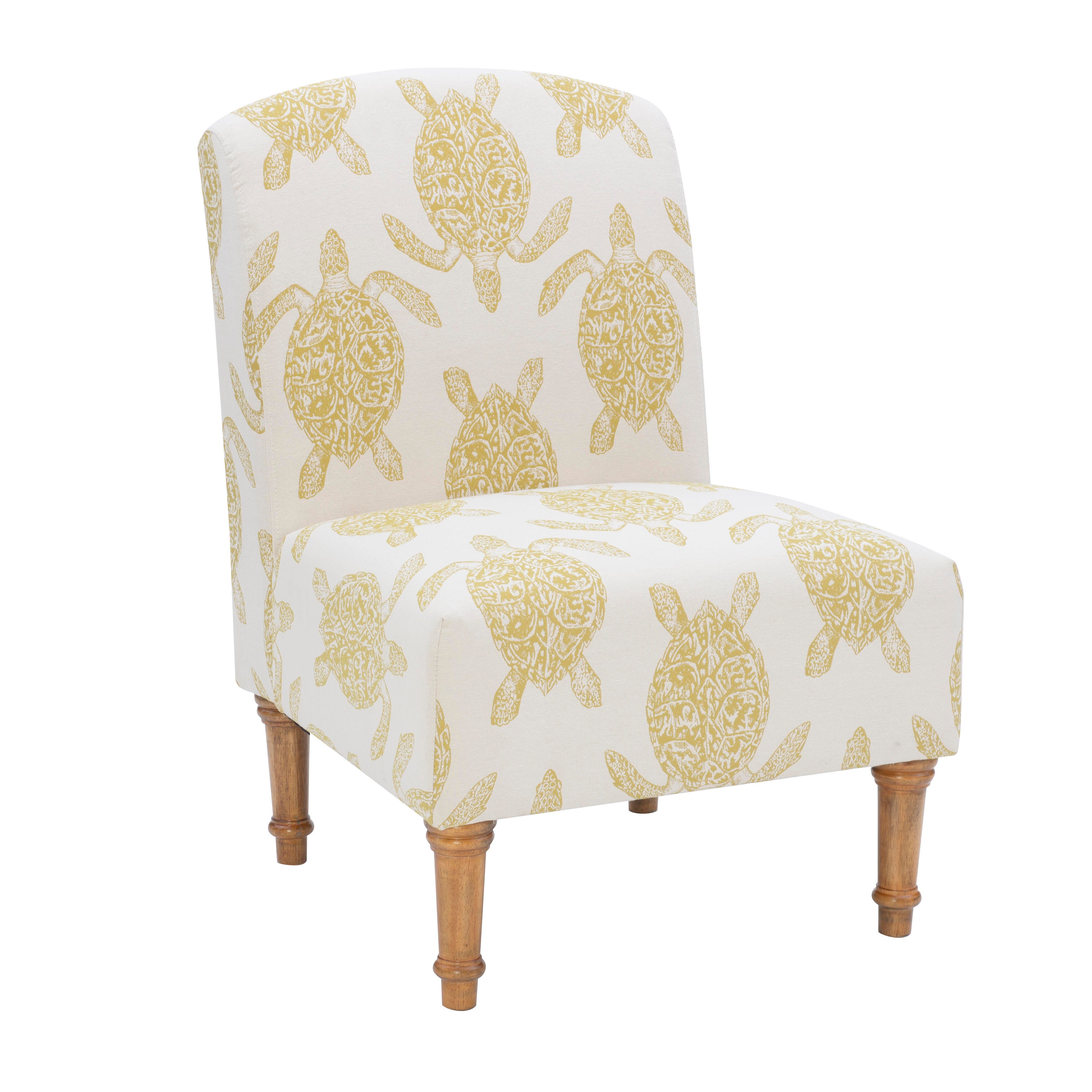 Linon Conroe Accent Chair, Mustard, large