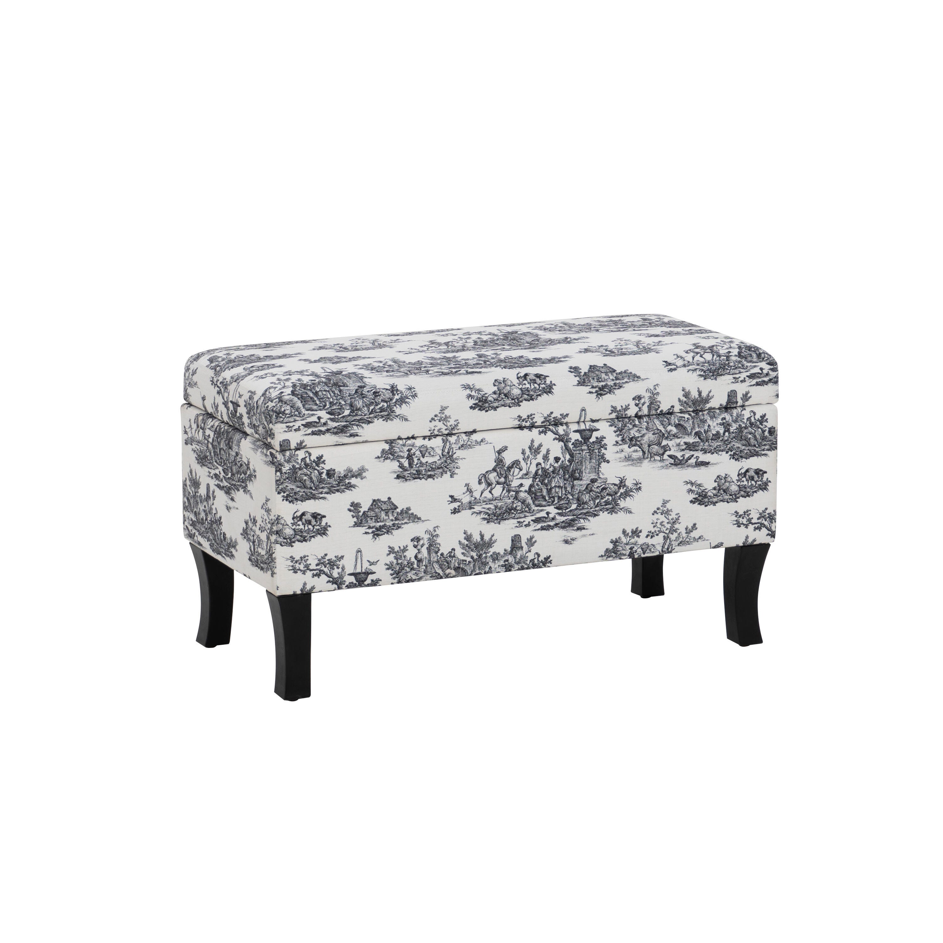 Linon Stephanie Storage Bench, , large