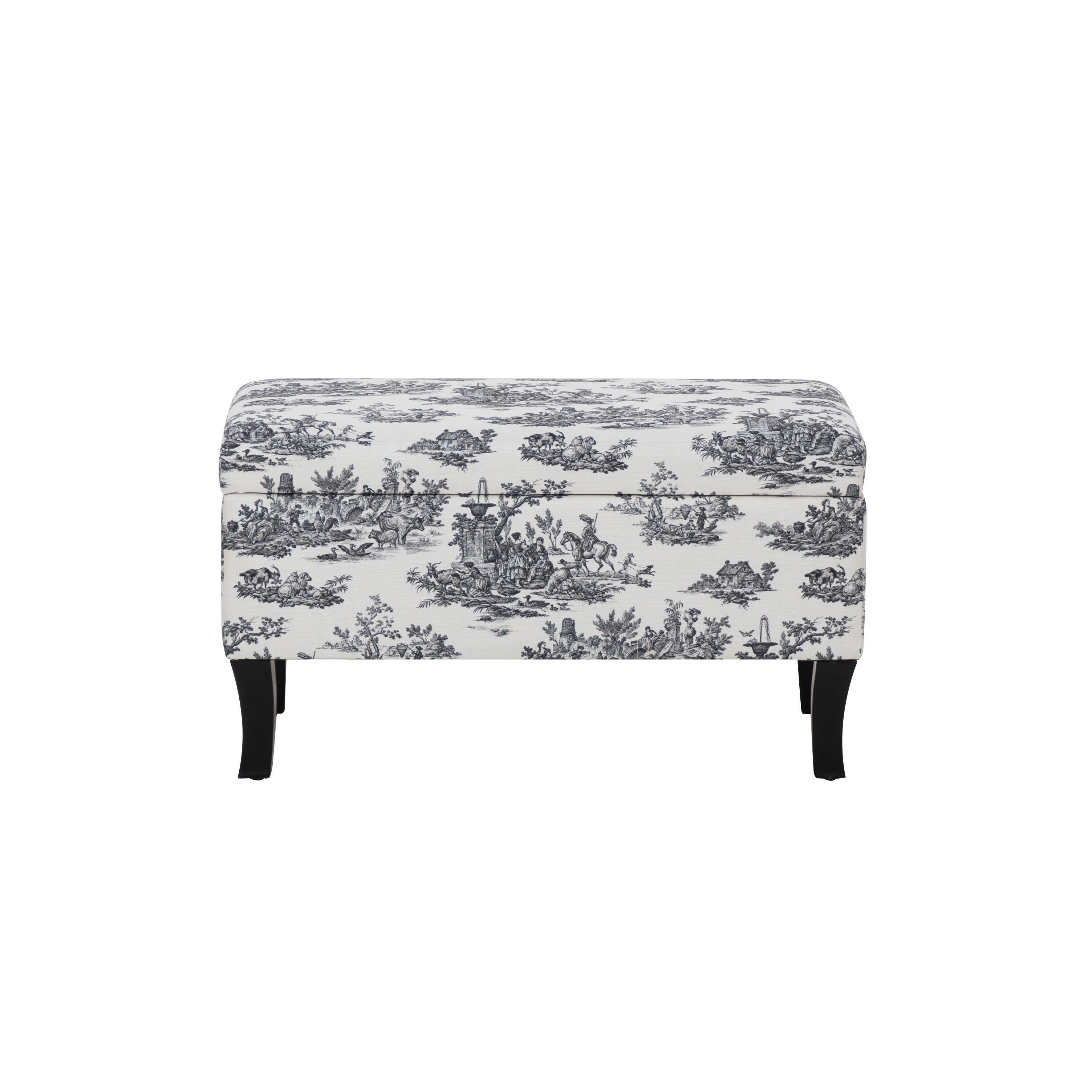 Linon Stephanie Storage Bench, , large