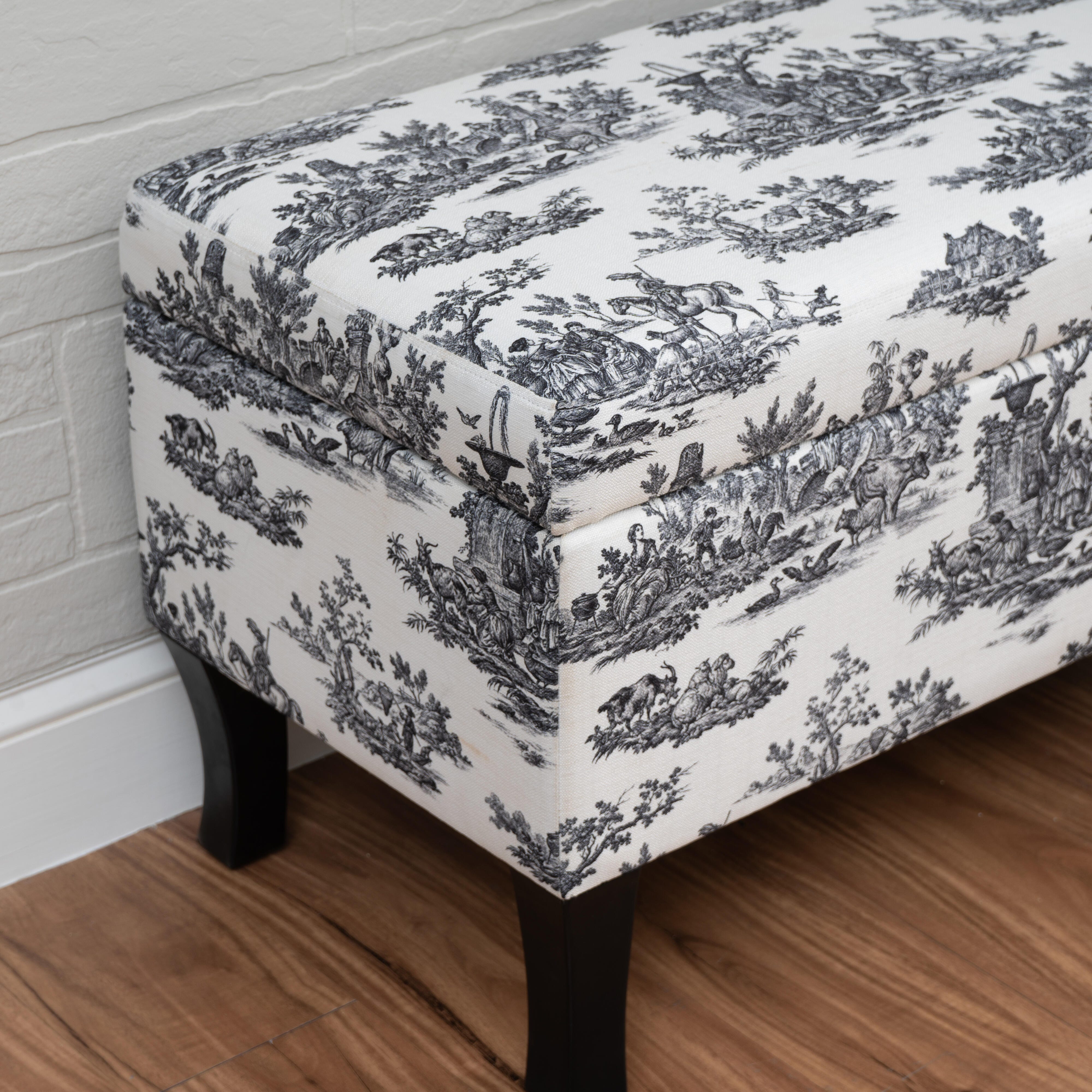 Linon Stephanie Storage Bench, , large
