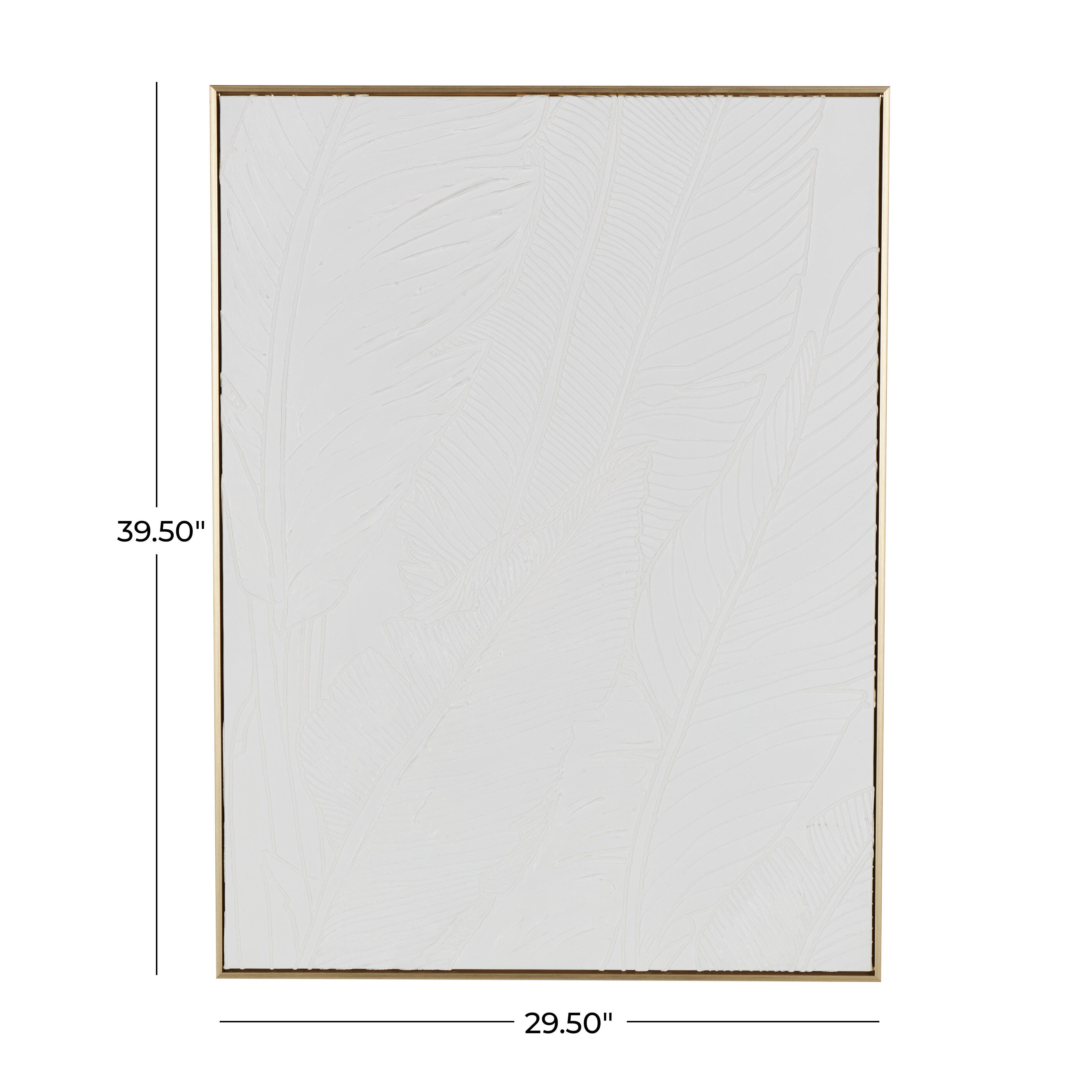 Bayberry Lane Textured Leaf Wall Art 30" x 40", , large