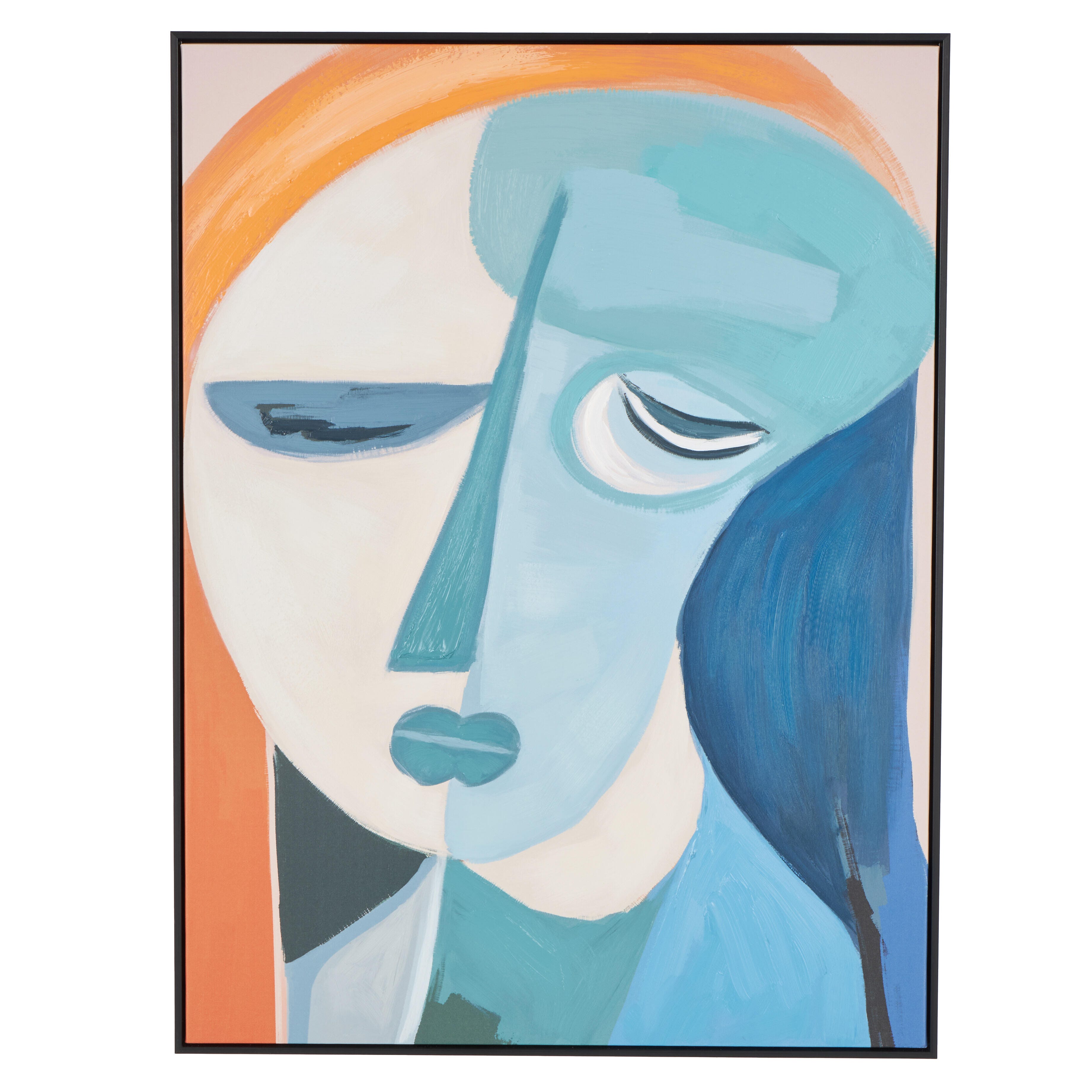 Bayberry Lane Woman Impressionist Framed Wall Art 30" x 40", , large