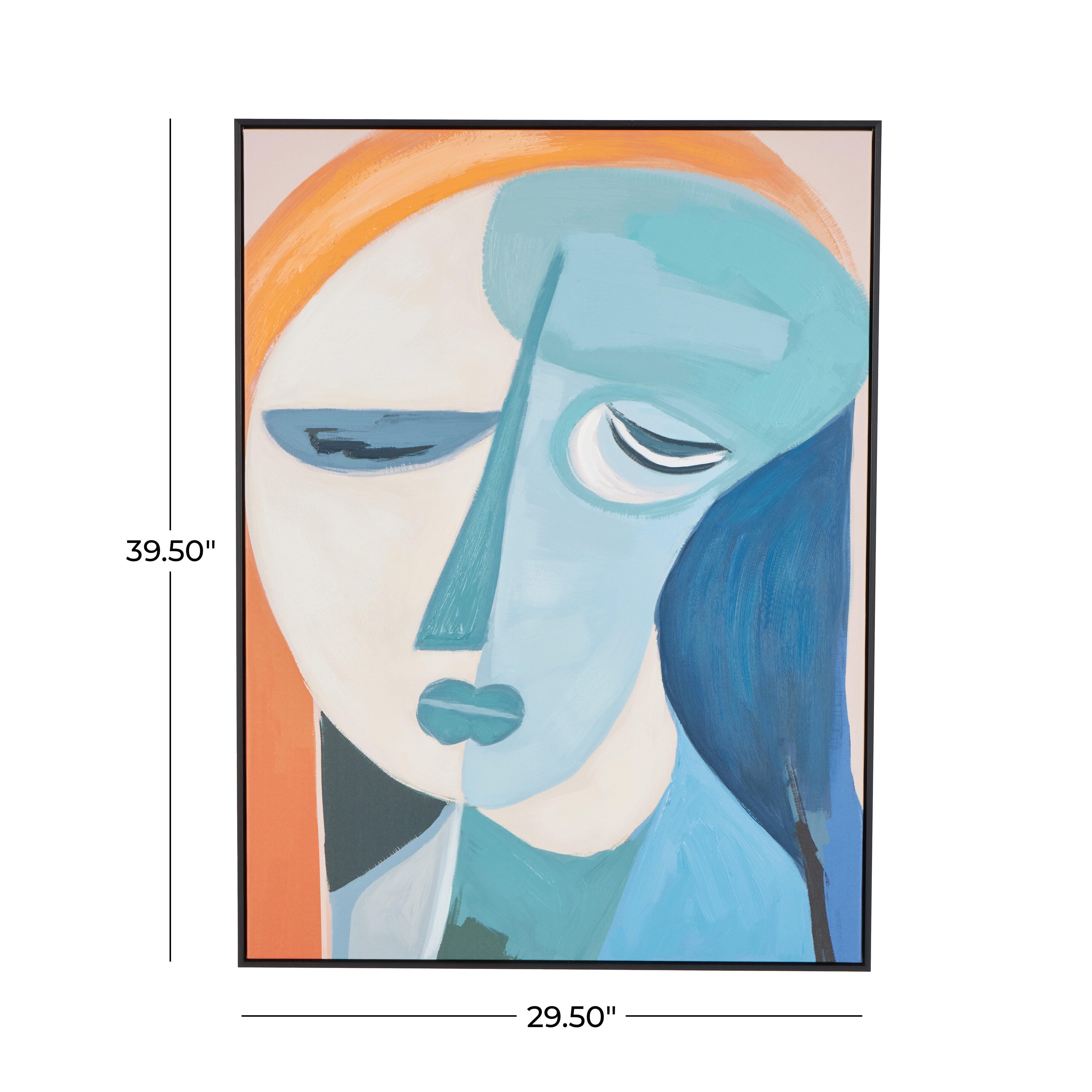 Bayberry Lane Woman Impressionist Framed Wall Art 30" x 40", , large