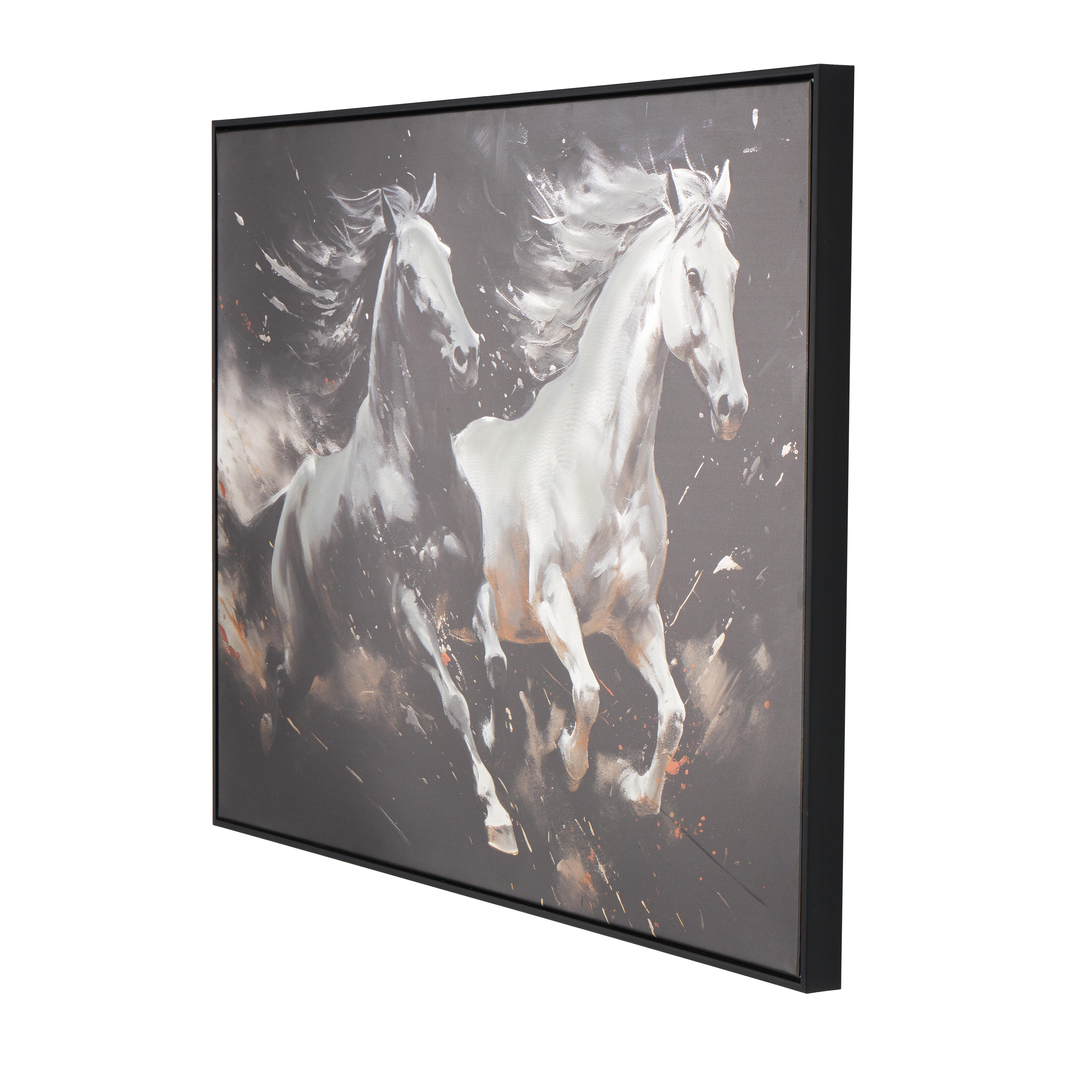 Bayberry Lane Running Horses Wall Art 40" x 30", , large