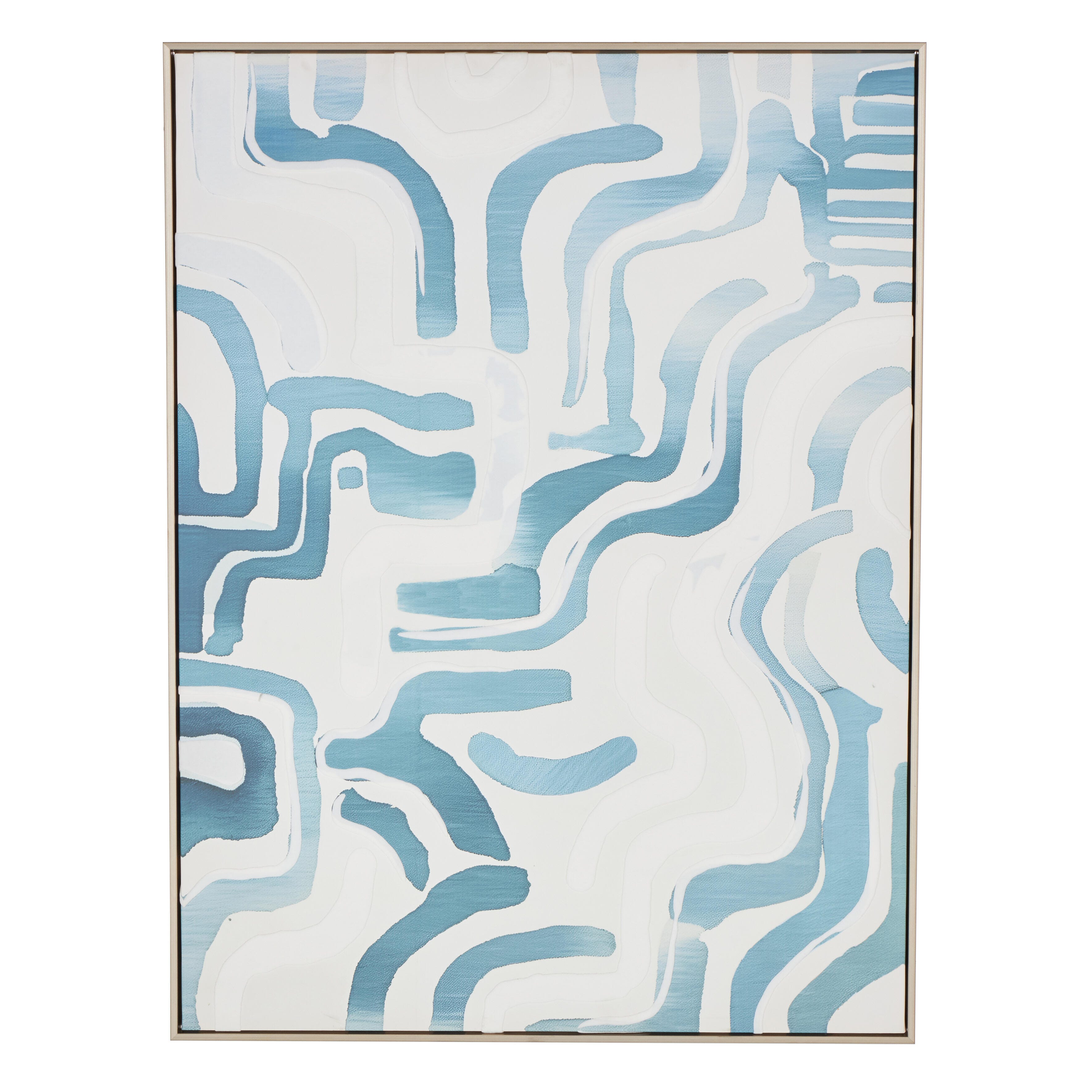 Bayberry Lane Wavy Lines Wall Art 30" x 40", , large