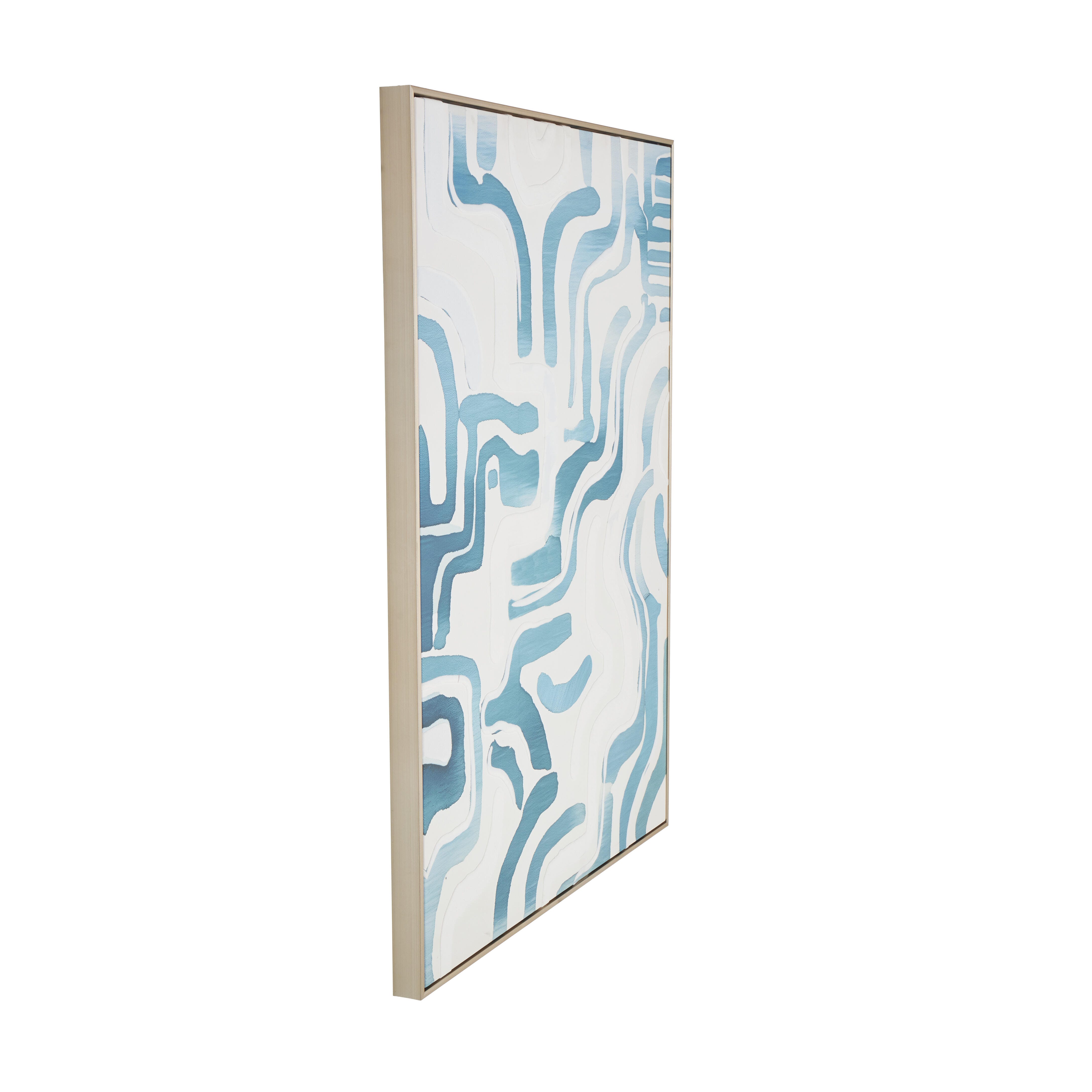 Bayberry Lane Wavy Lines Wall Art 30" x 40", , large