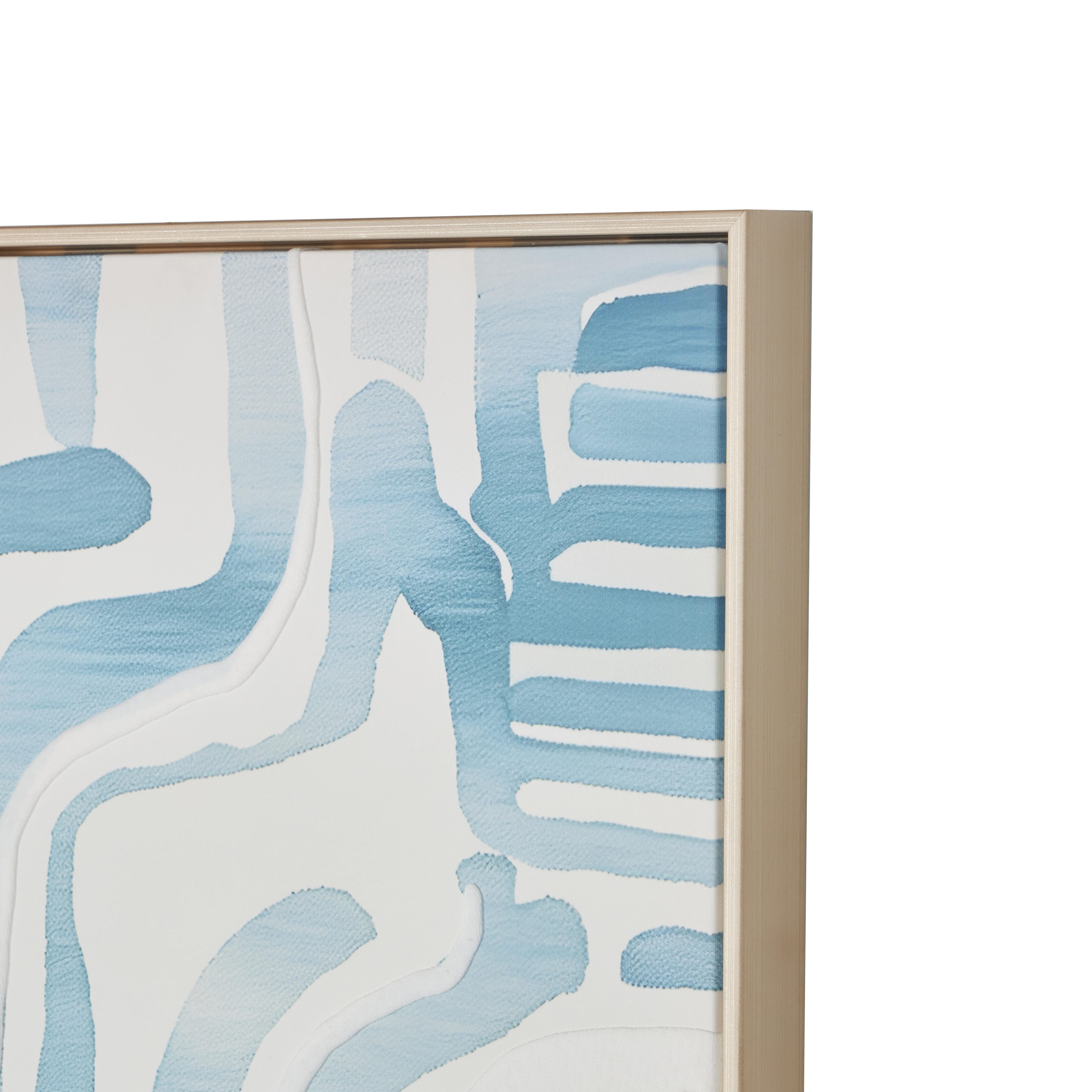 Bayberry Lane Wavy Lines Wall Art 30" x 40", , large