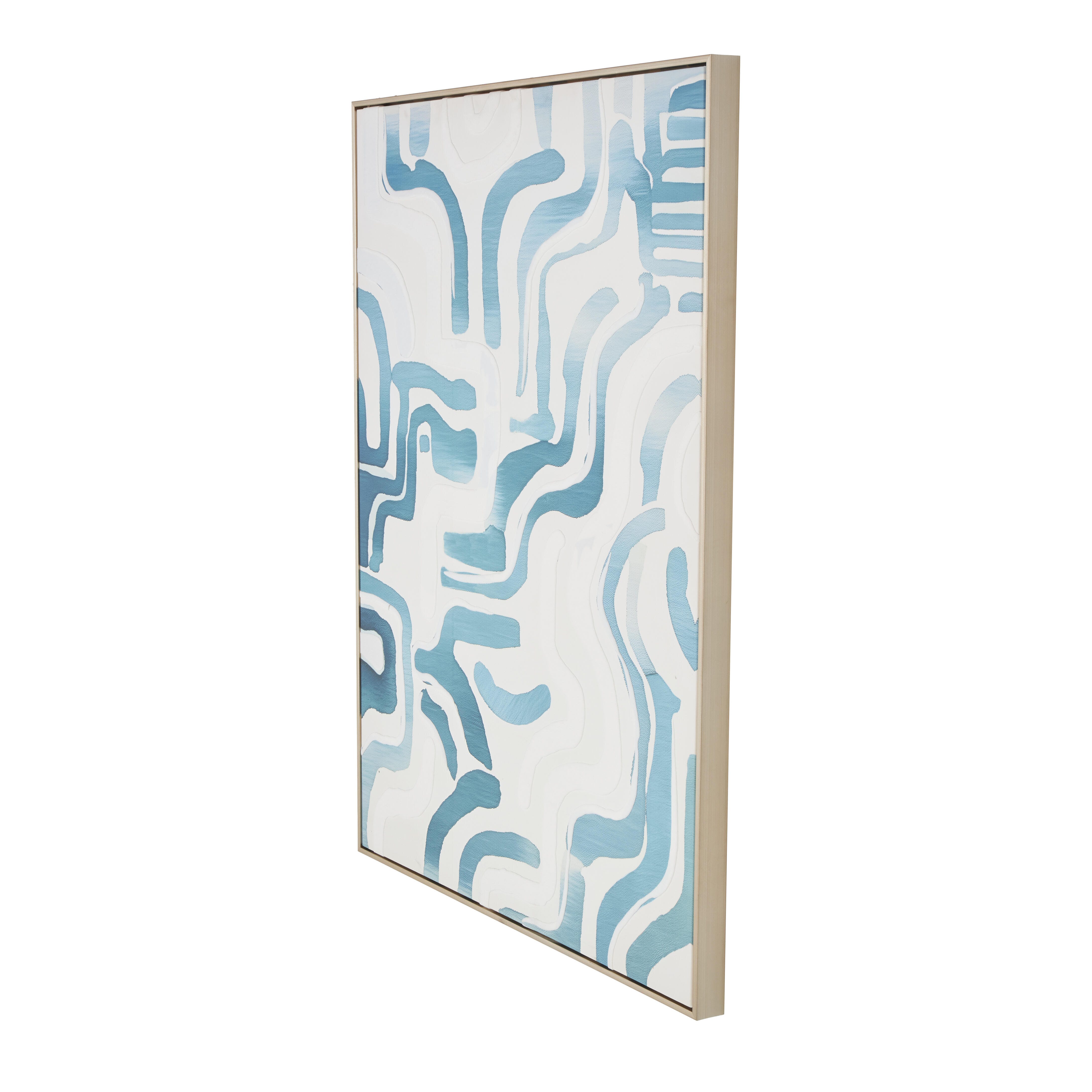 Bayberry Lane Wavy Lines Wall Art 30" x 40", , large