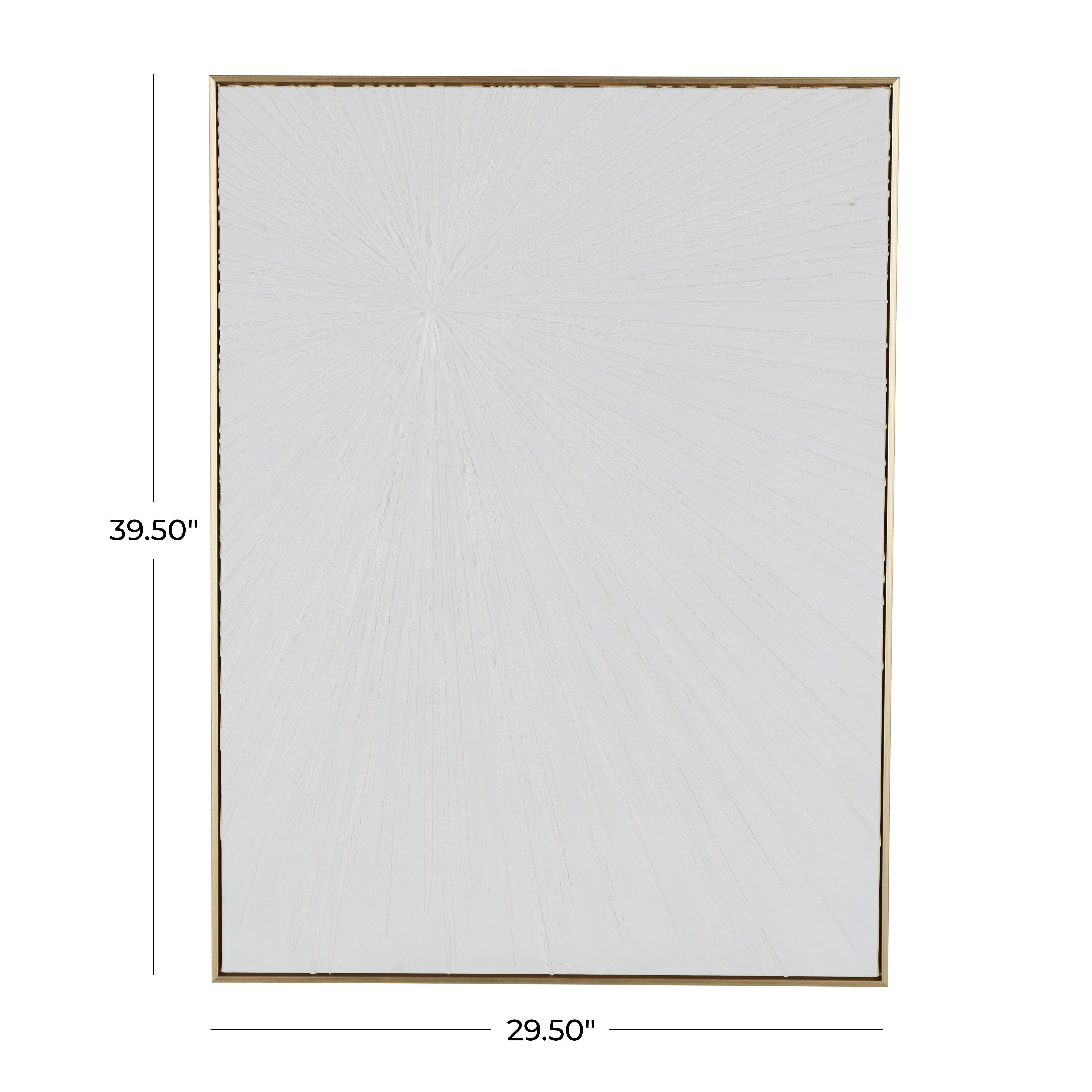 Bayberry Lane Textured Starburst  Wall Art 30" x 40", , large