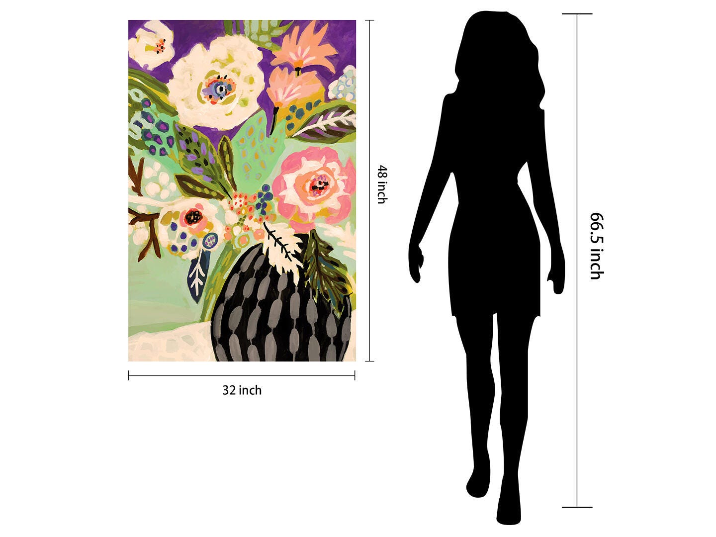 Empire Art Direct Floral Wall Art 48" x 32", , large