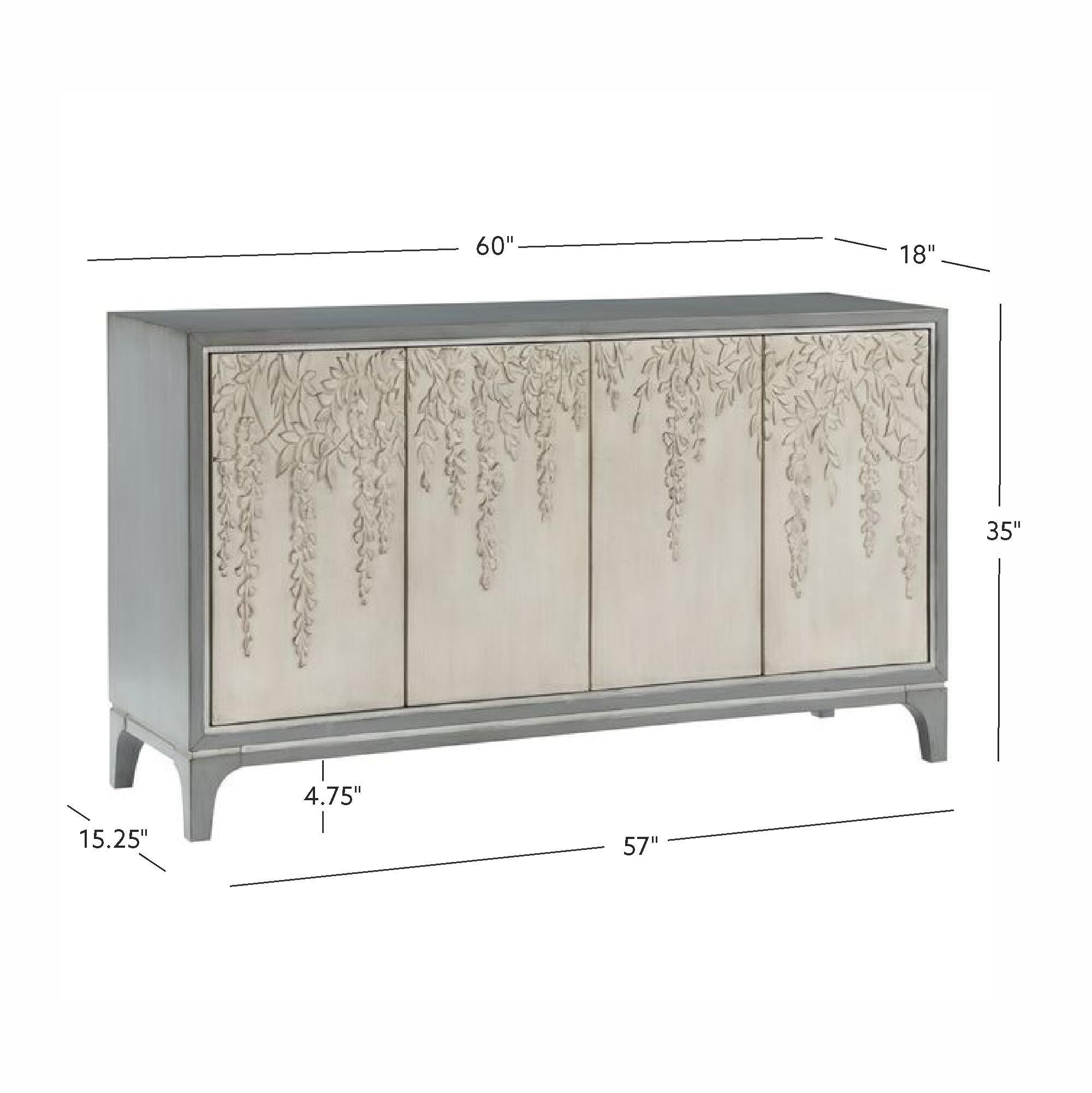 Linon Cragen 60" Accent Cabinet, , large