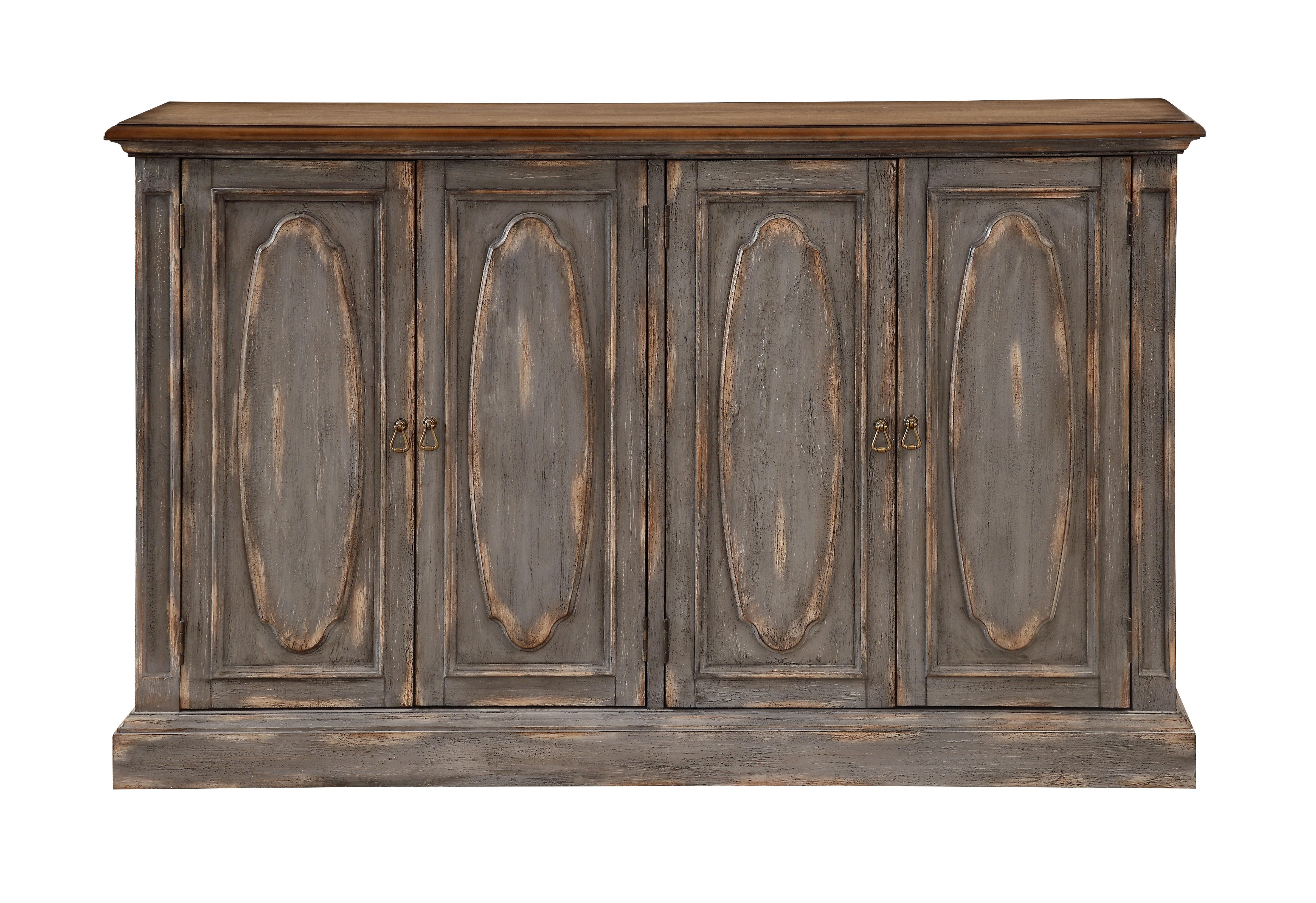 Linon Cassidy 65" Accent Cabinet, , large