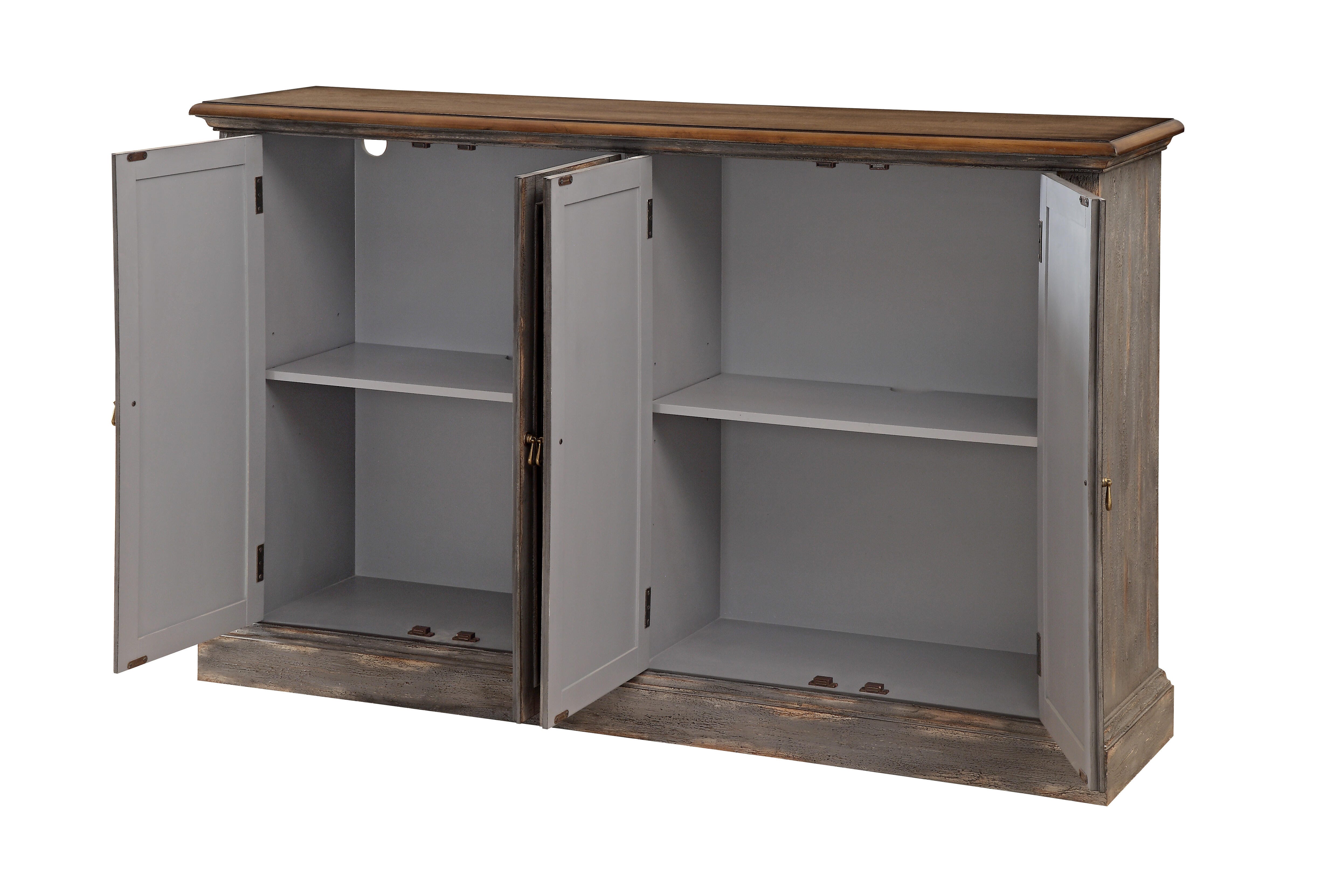 Linon Cassidy 65" Accent Cabinet, , large