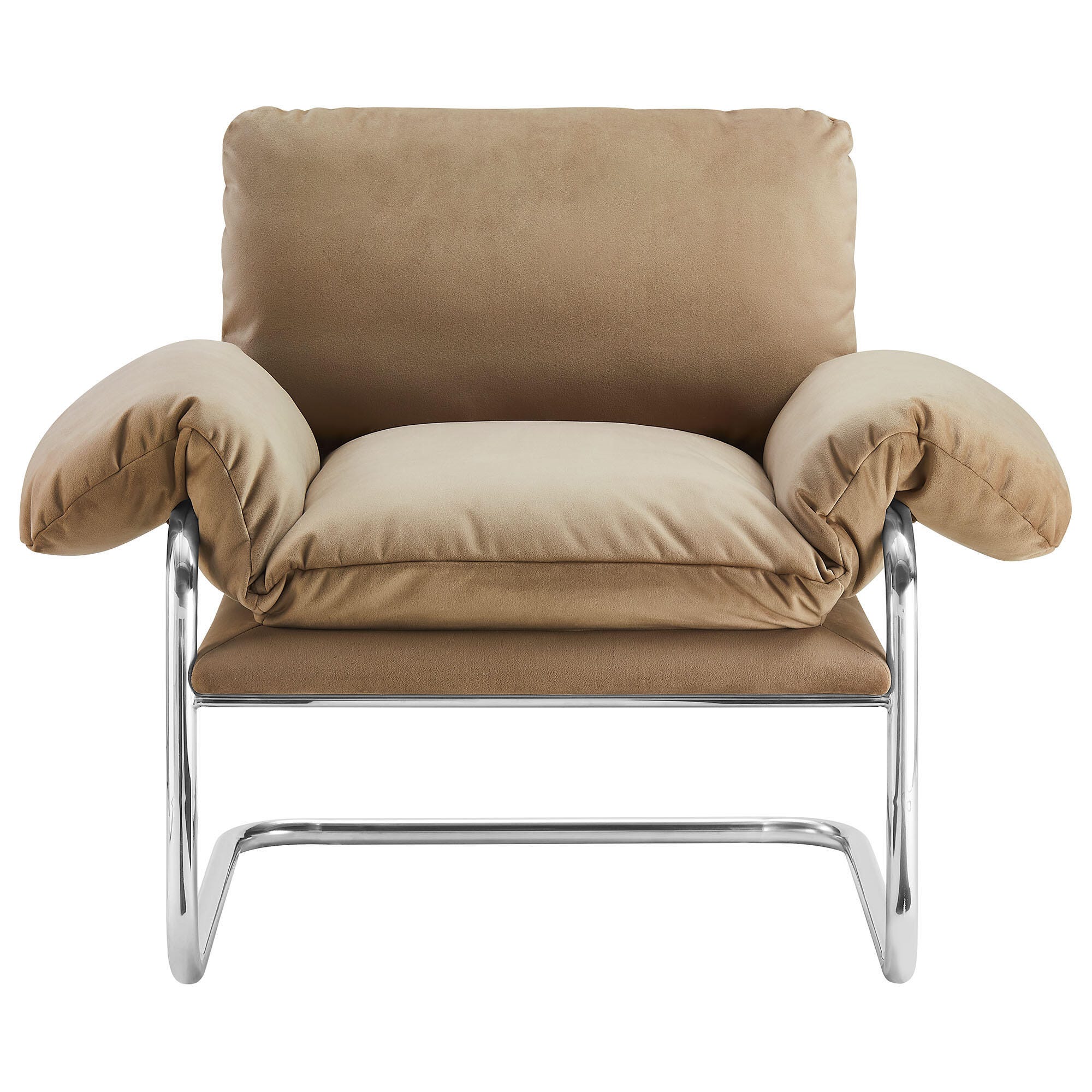 Modway Ansel Accent Chair, Taupe, large