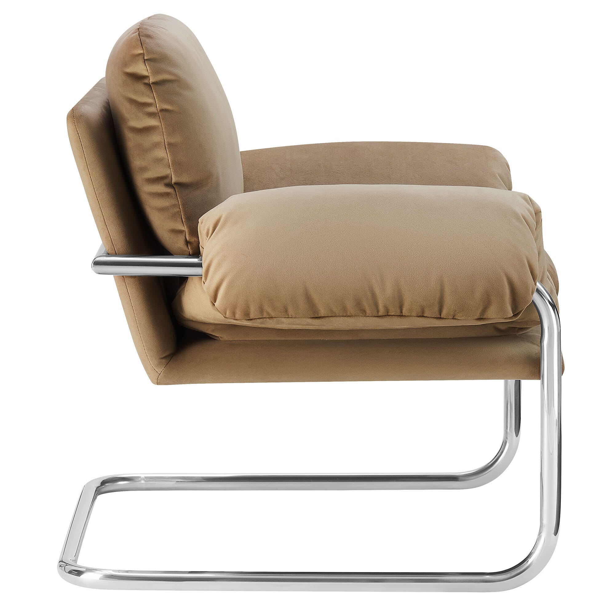 Modway Ansel Accent Chair, Taupe, large