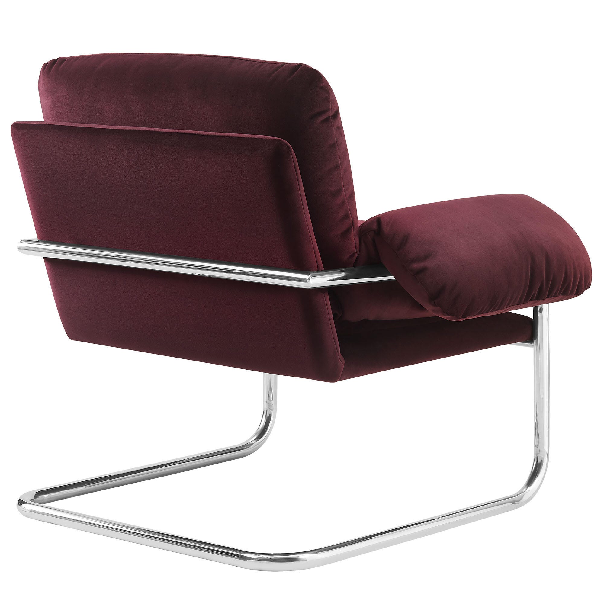 Modway Ansel Accent Chair, Mulberry, large