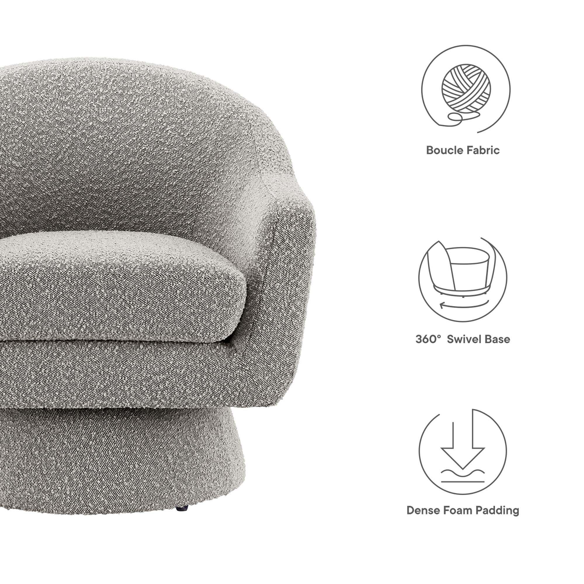 Modway Astral Swivel Accent Chair, , large