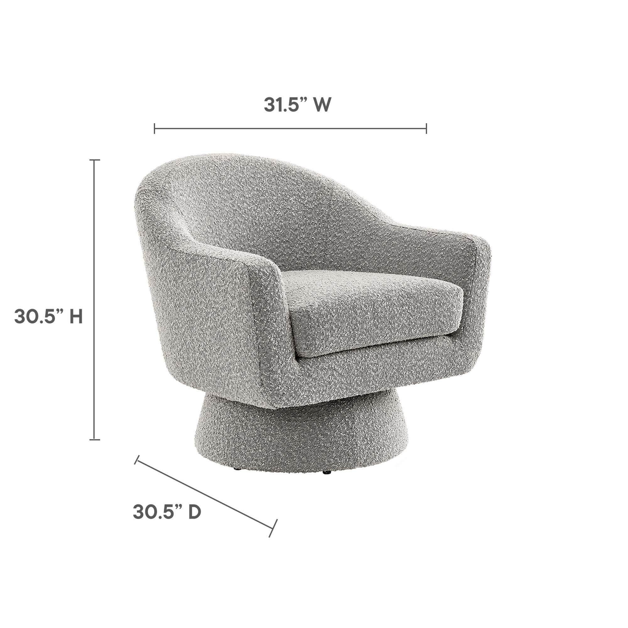 Modway Astral Swivel Accent Chair, , large
