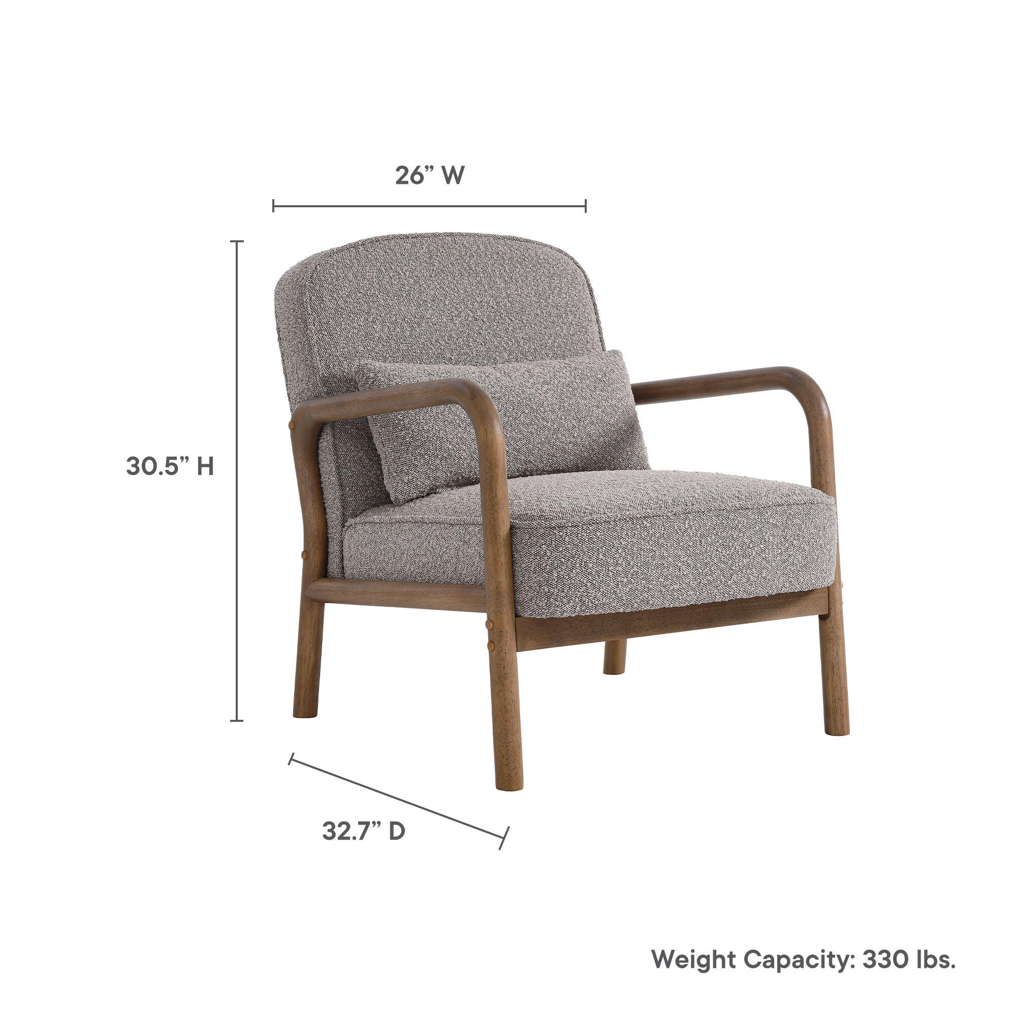 Modway Charlie Accent Armchair, , large