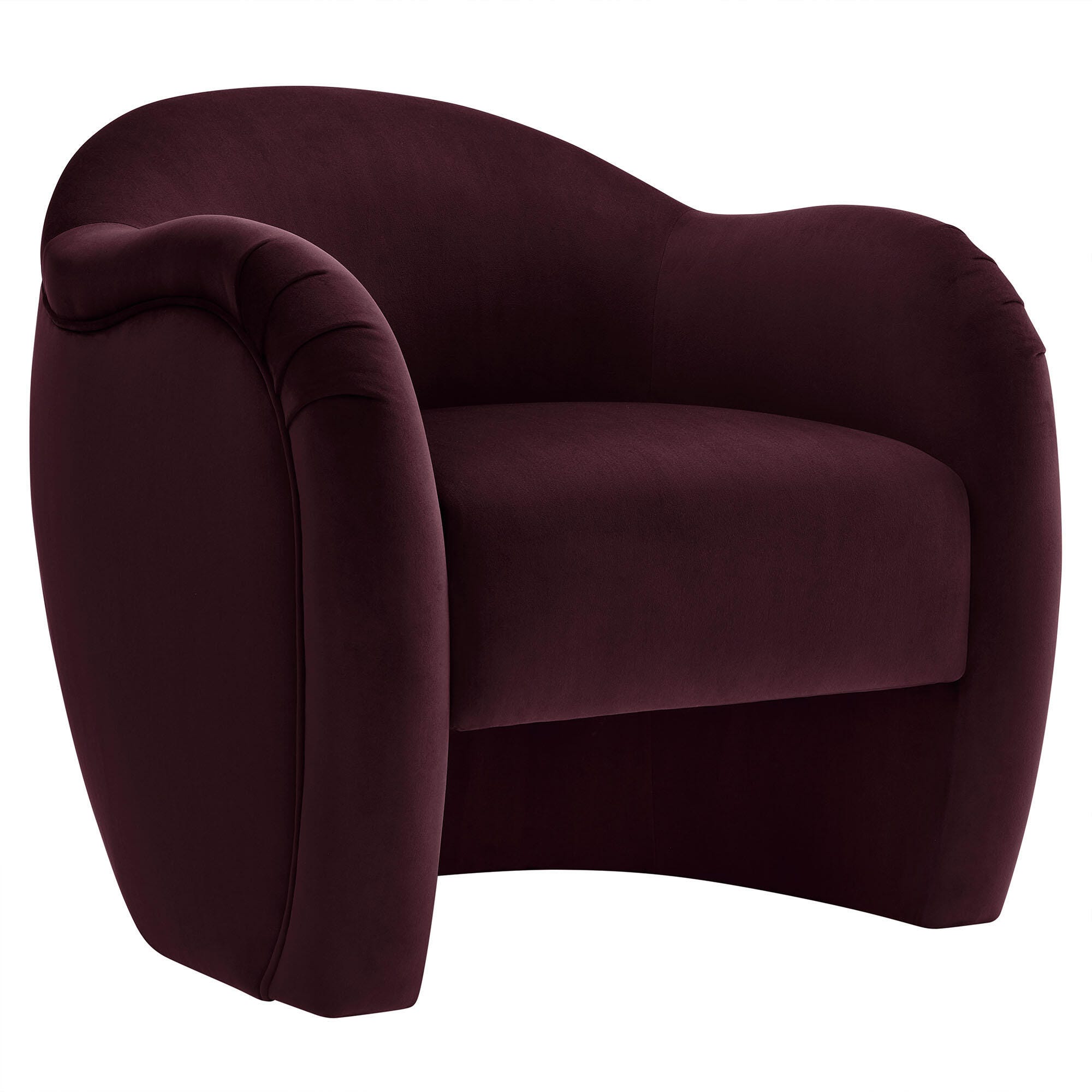 Modway Compose Accent Chair, Mulberry, large