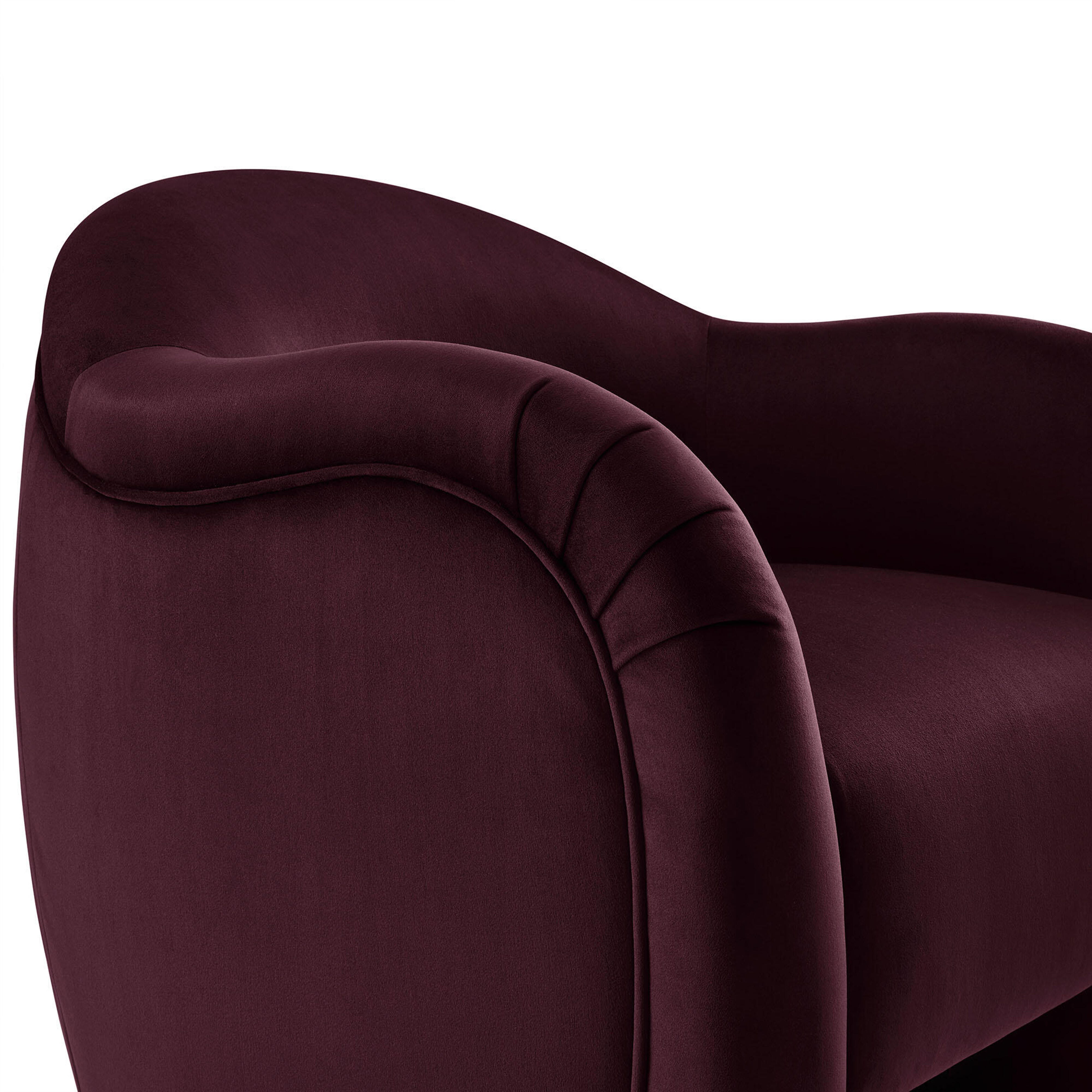 Modway Compose Accent Chair, Mulberry, large