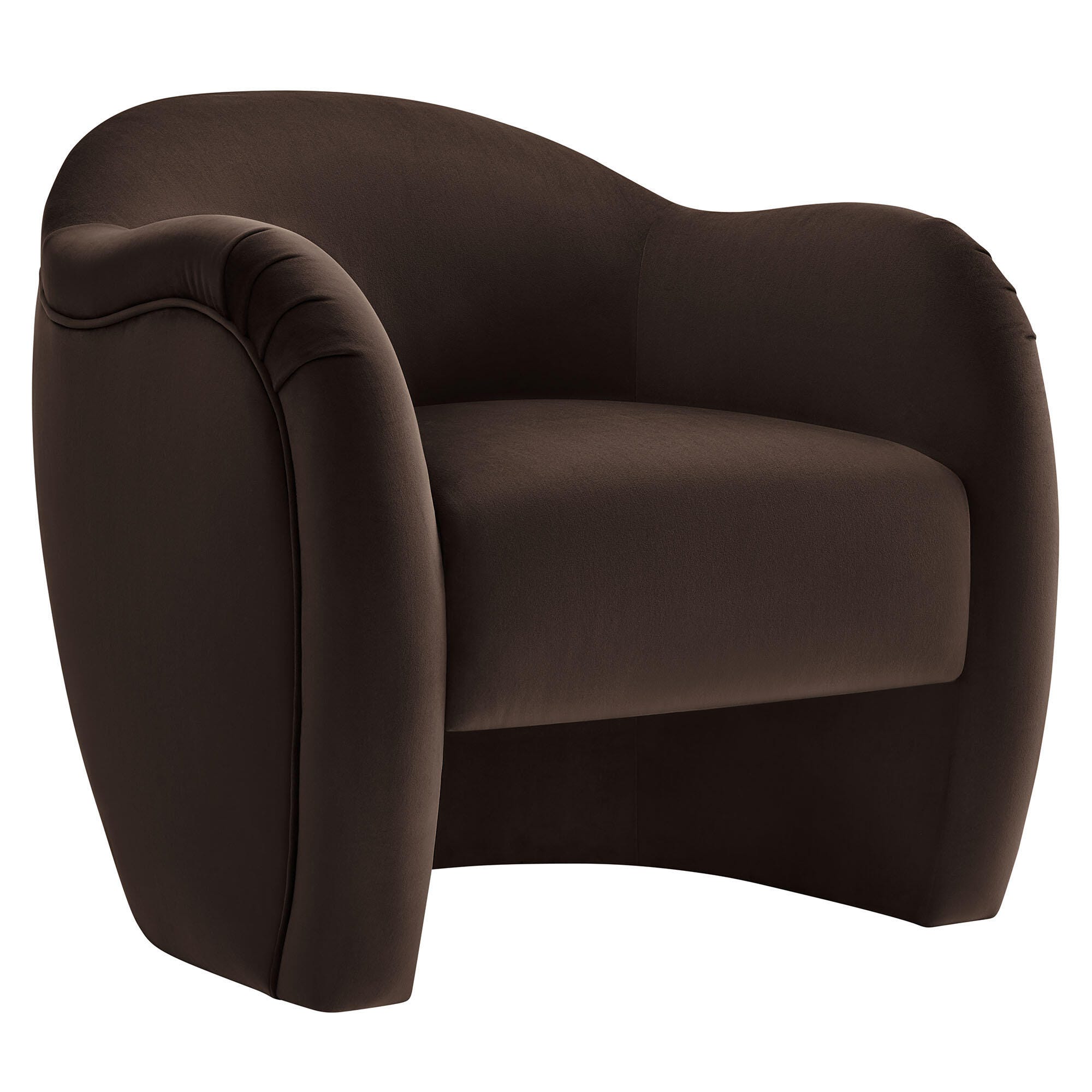 Modway Compose Accent Chair, Chocolate Brown, large