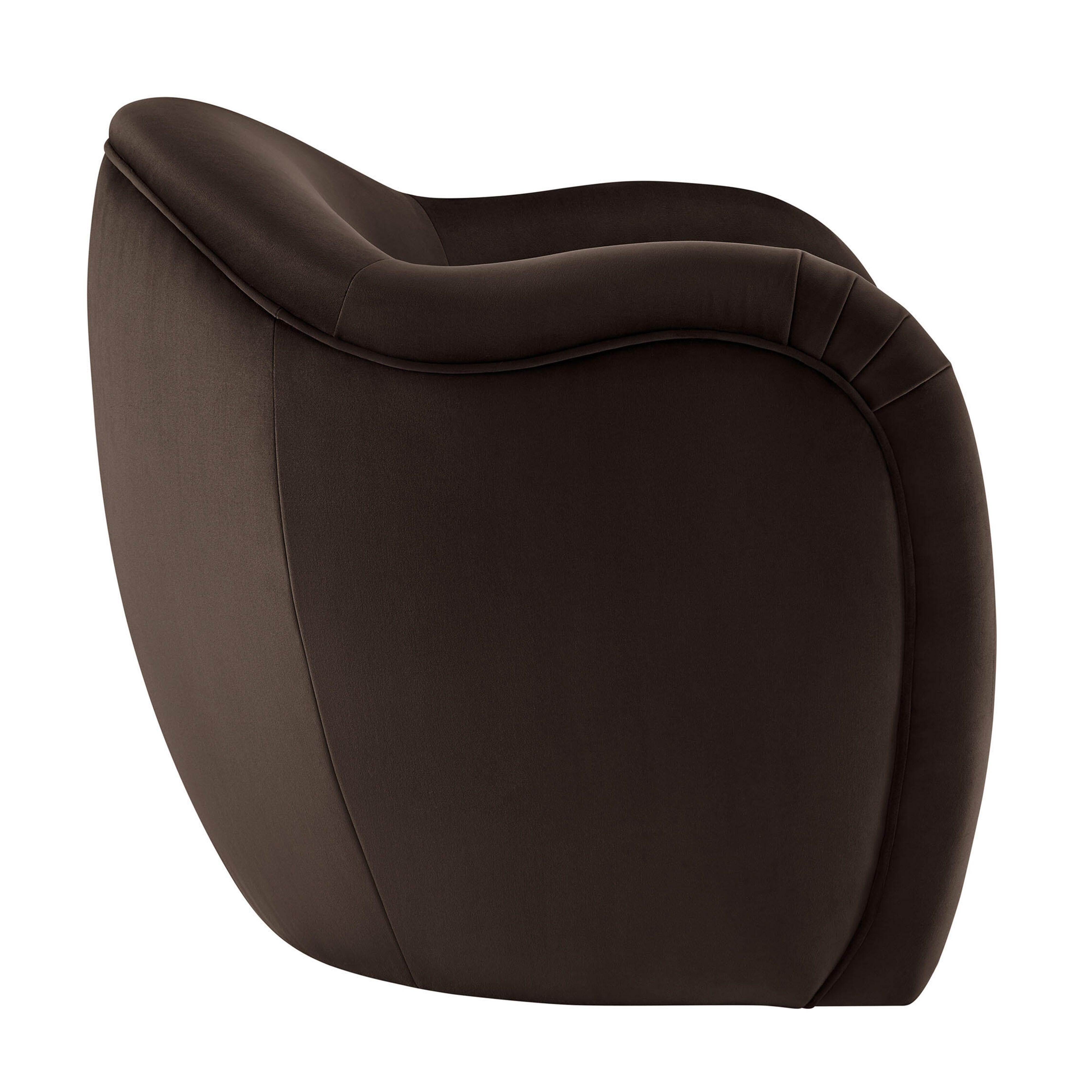 Modway Compose Accent Chair, Chocolate Brown, large