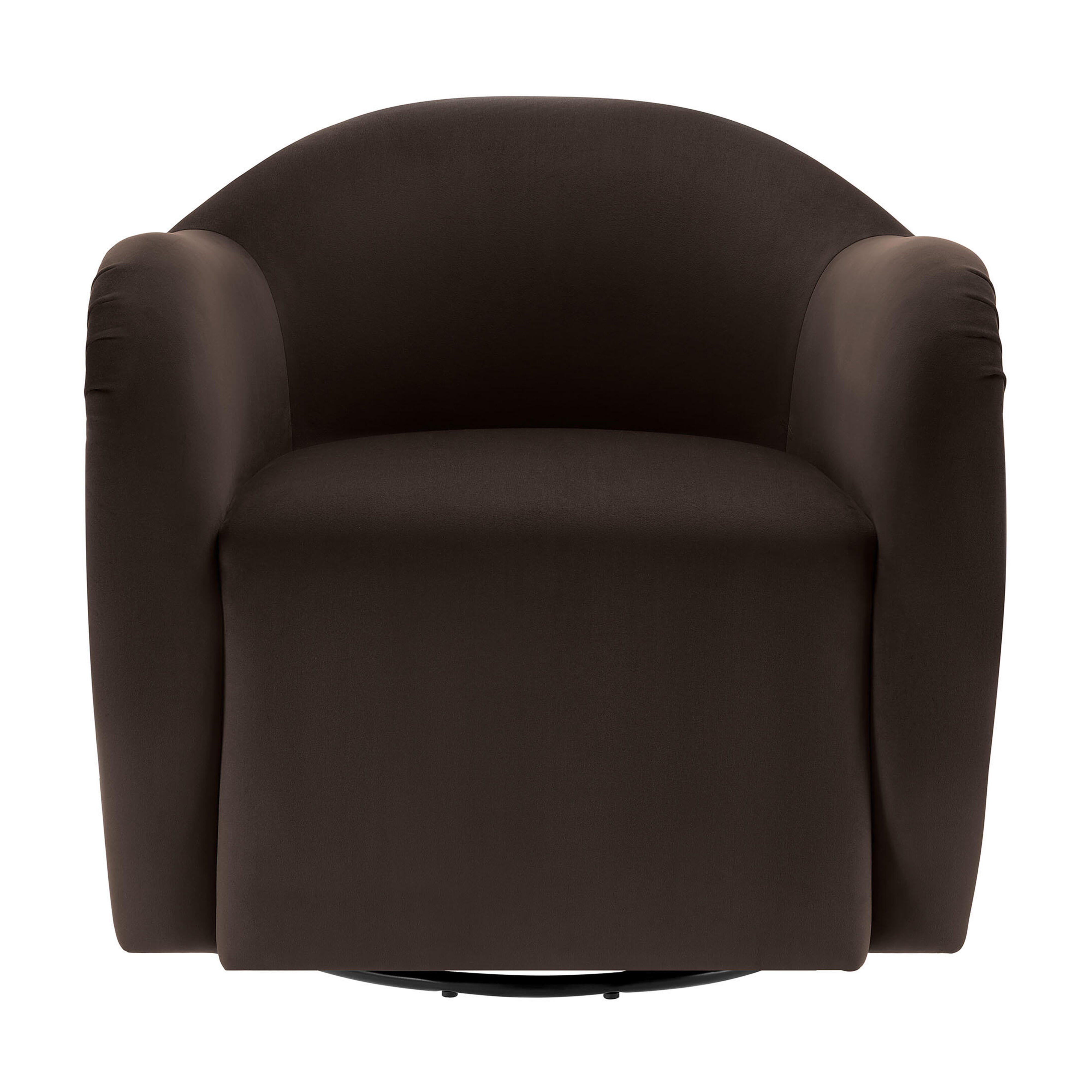 Modway Compose Swivel Accent Chair, Chocolate Brown, large