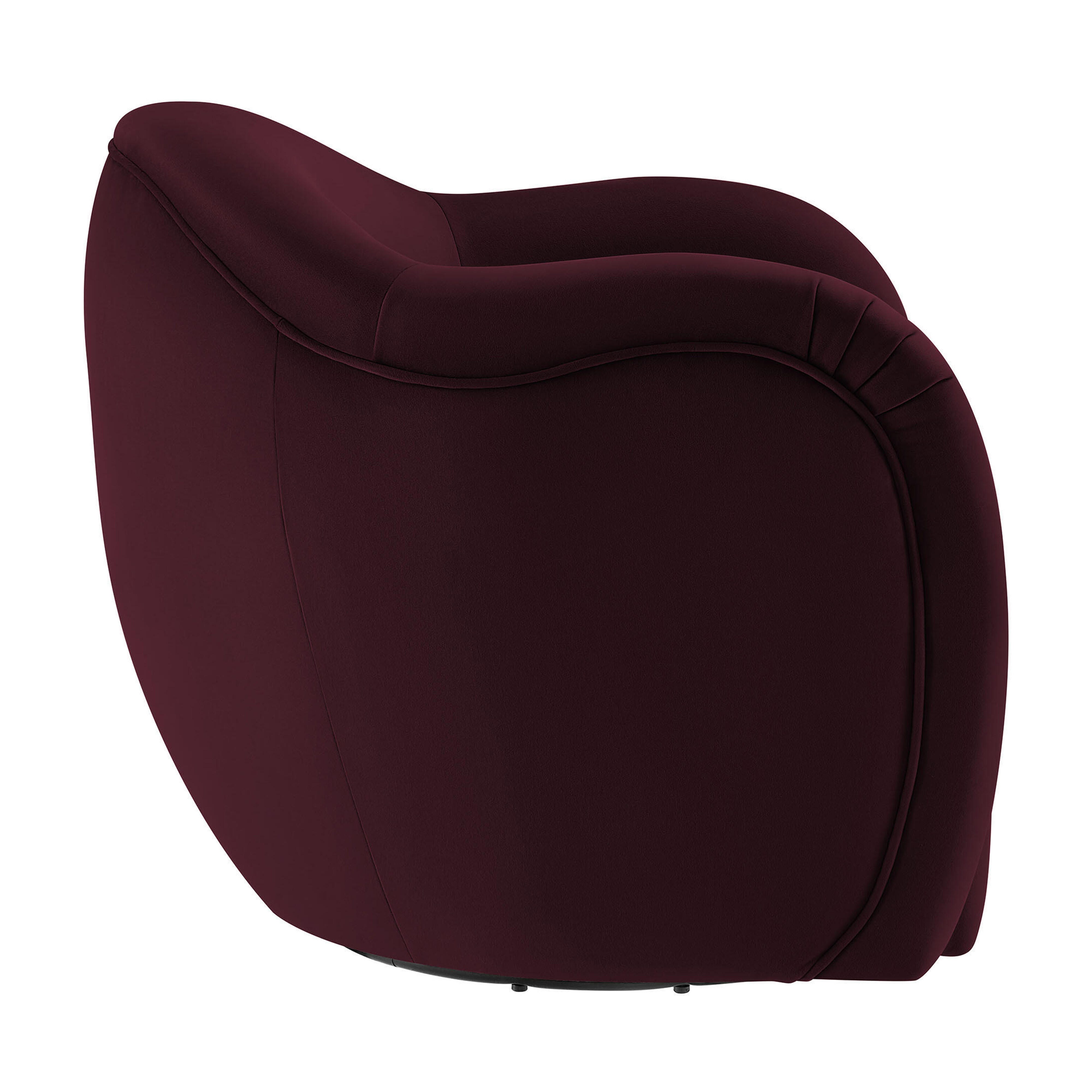 Modway Compose Swivel Accent Chair, Mulberry, large