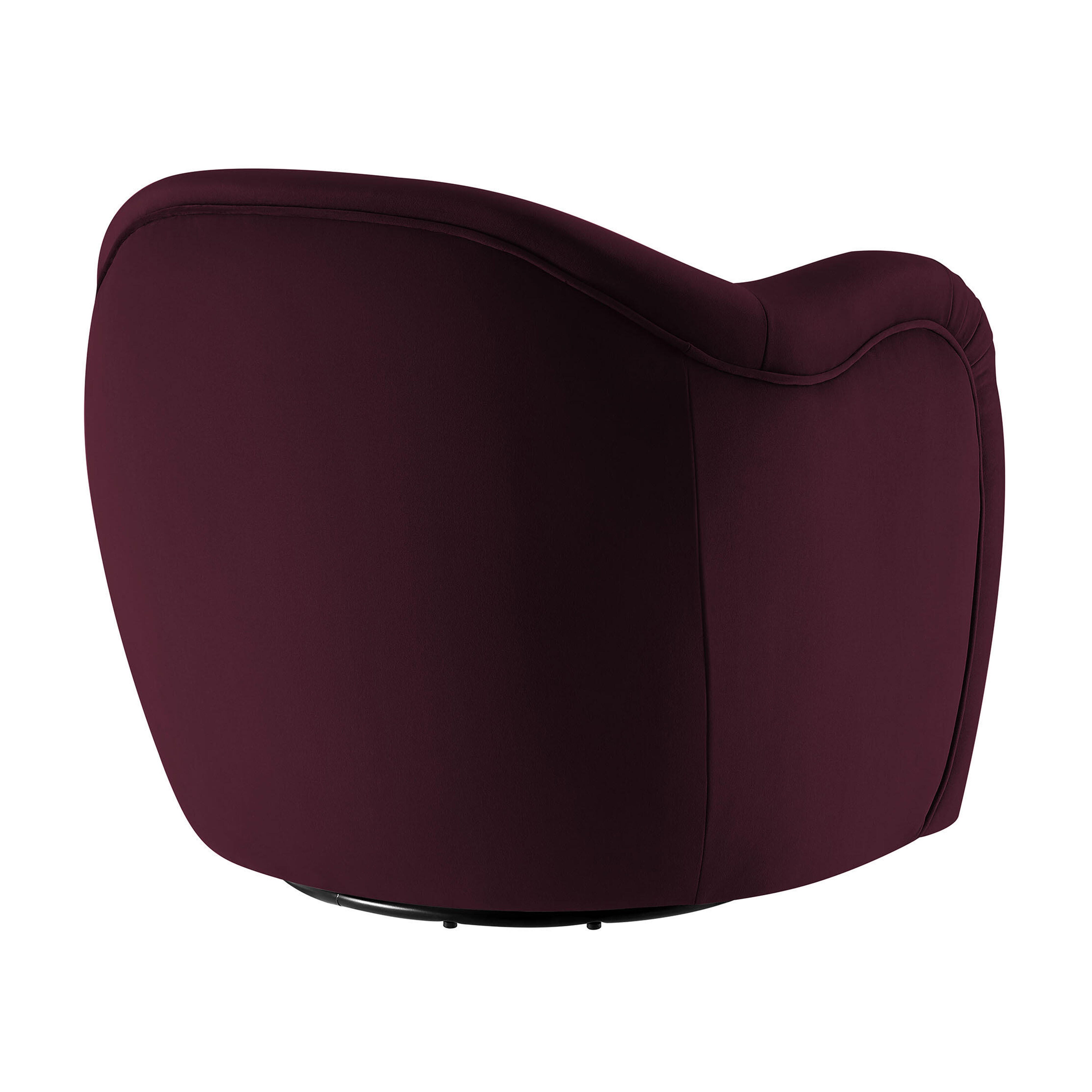 Modway Compose Swivel Accent Chair, Mulberry, large