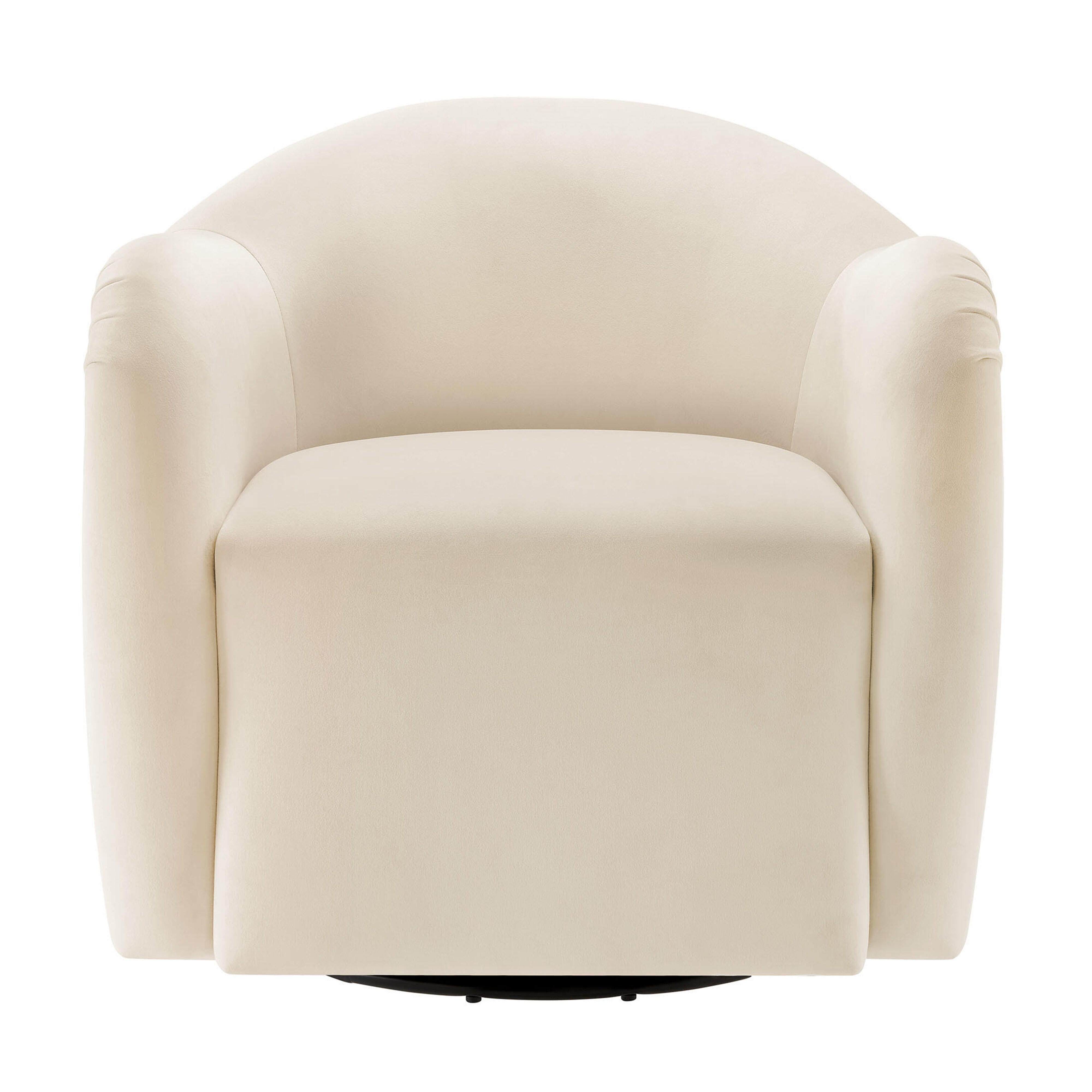 Modway Compose Swivel Accent Chair, Alabaster, large