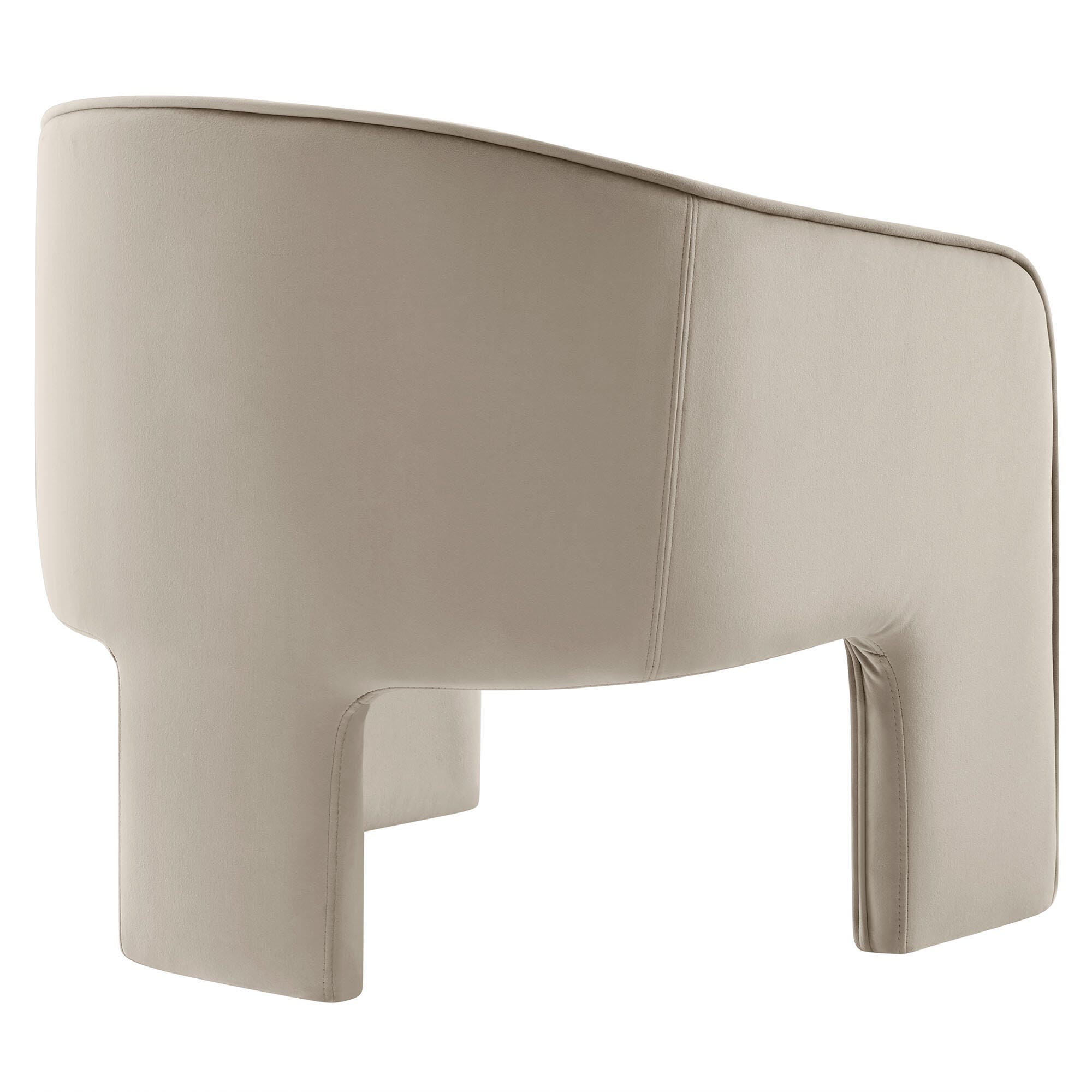 Modway Greer Accent Armchair, Almond, large