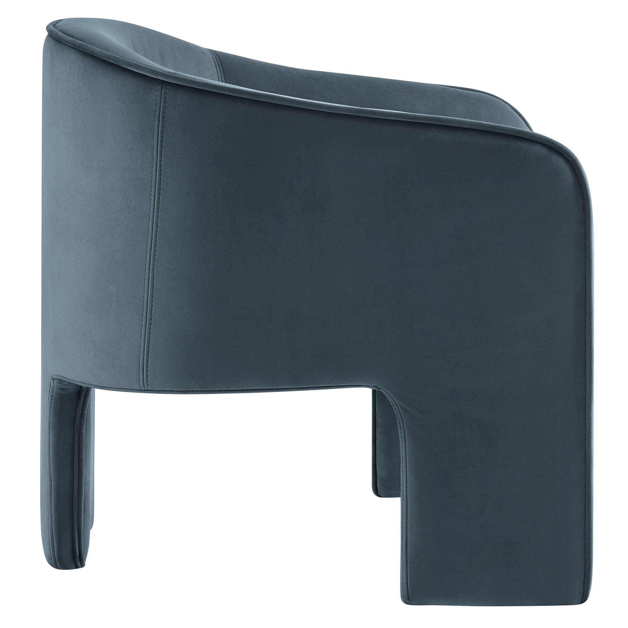 Modway Greer Accent Armchair, Cadet Blue, large