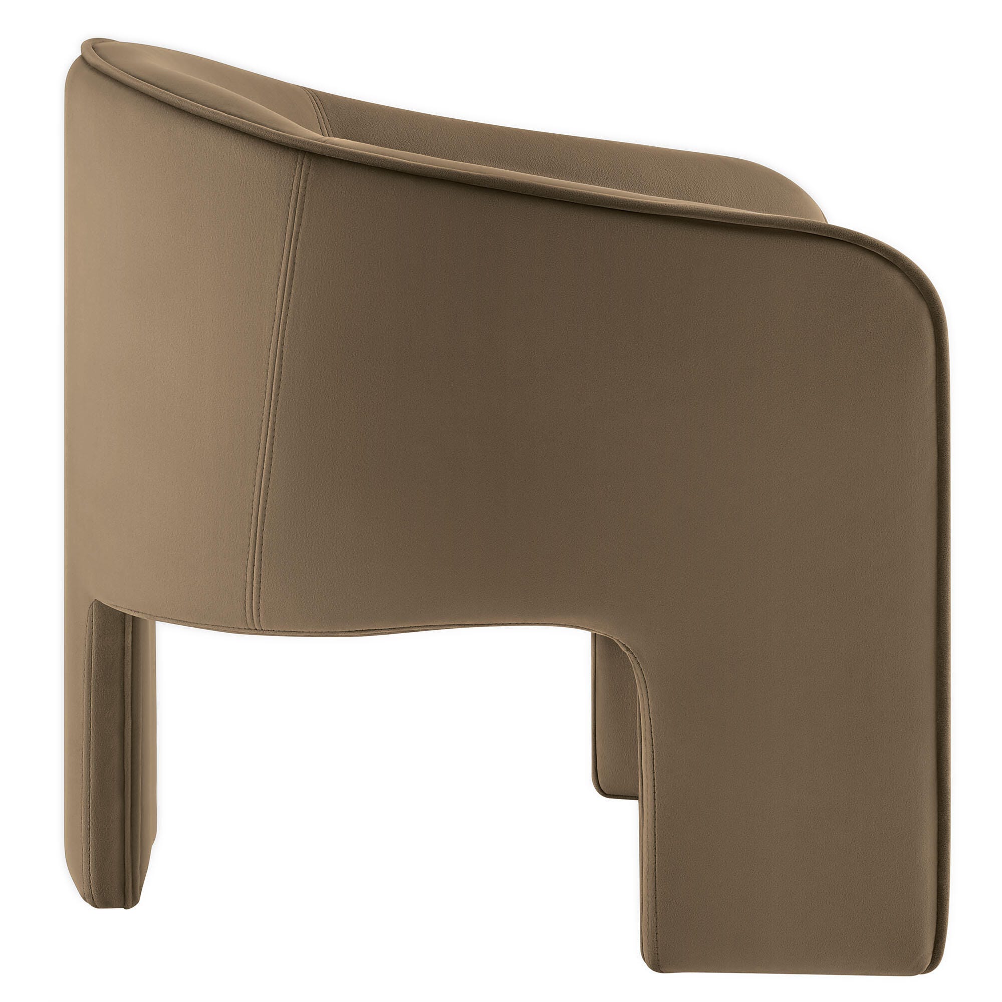 Modway Greer Accent Armchair, Taupe, large