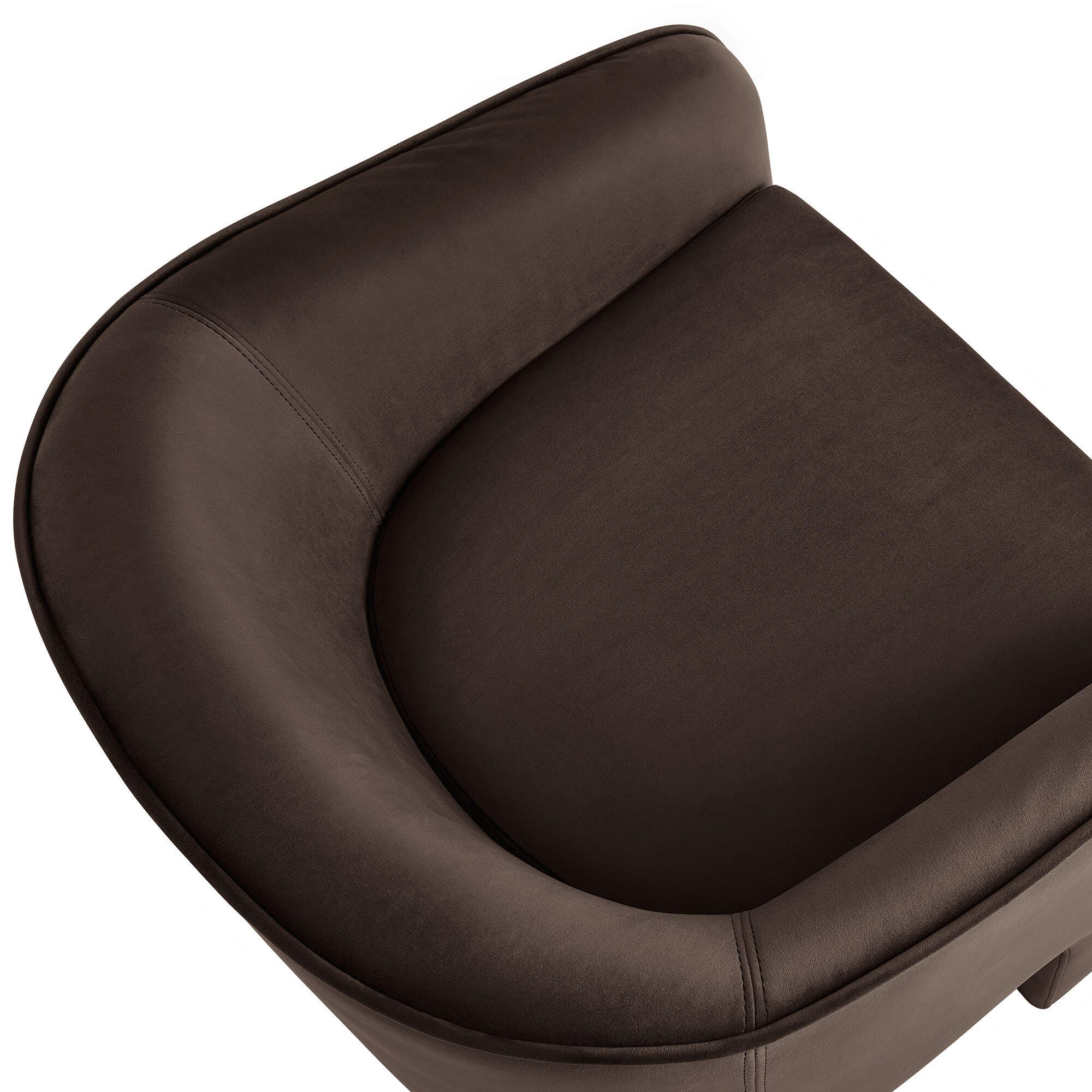 Modway Greer Accent Armchair, Chocolate Brown, large