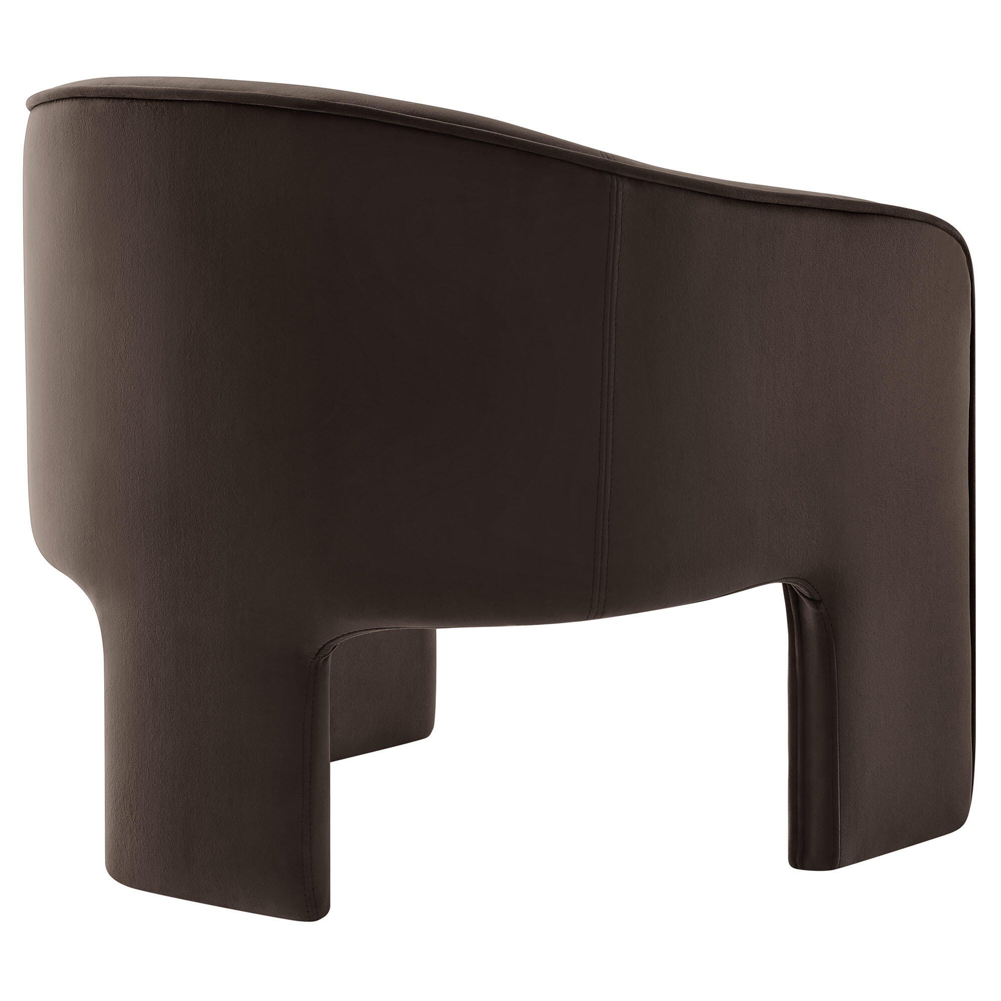 Modway Greer Accent Armchair, Chocolate Brown, large