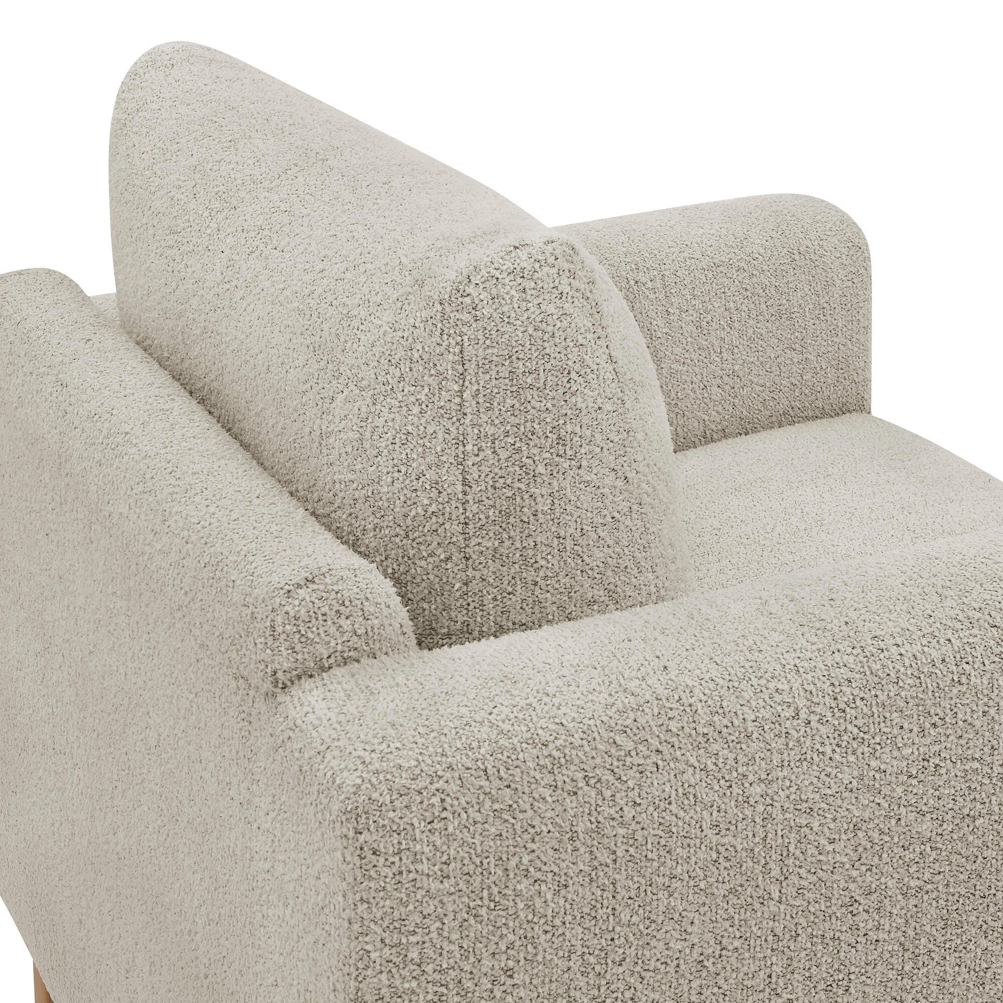 Modway Hawken Accent Armchair, Parchment/Beech, large