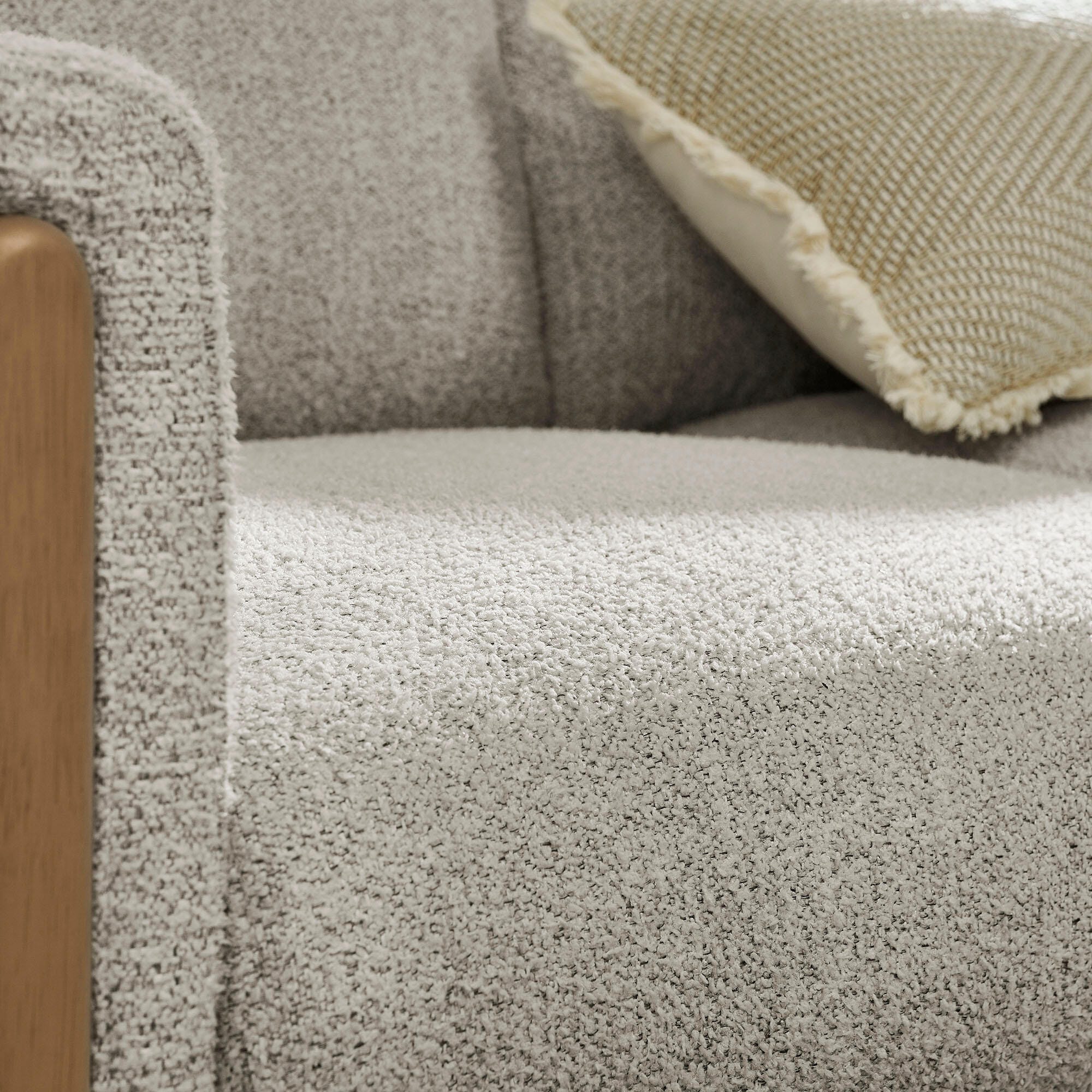 Modway Hawken Accent Armchair, Parchment/Beech, large
