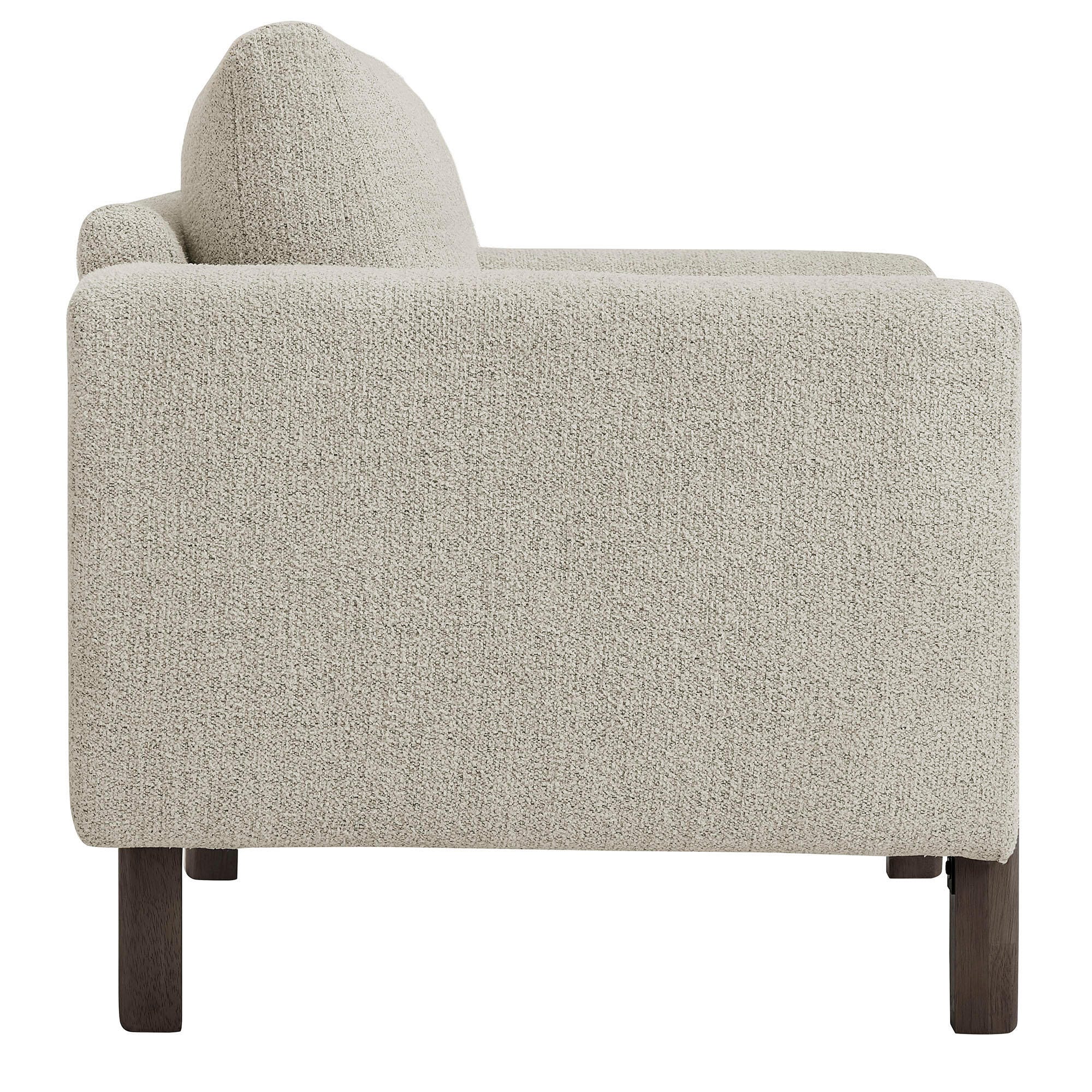 Modway Hawken Accent Armchair, Parchment/Espresso, large