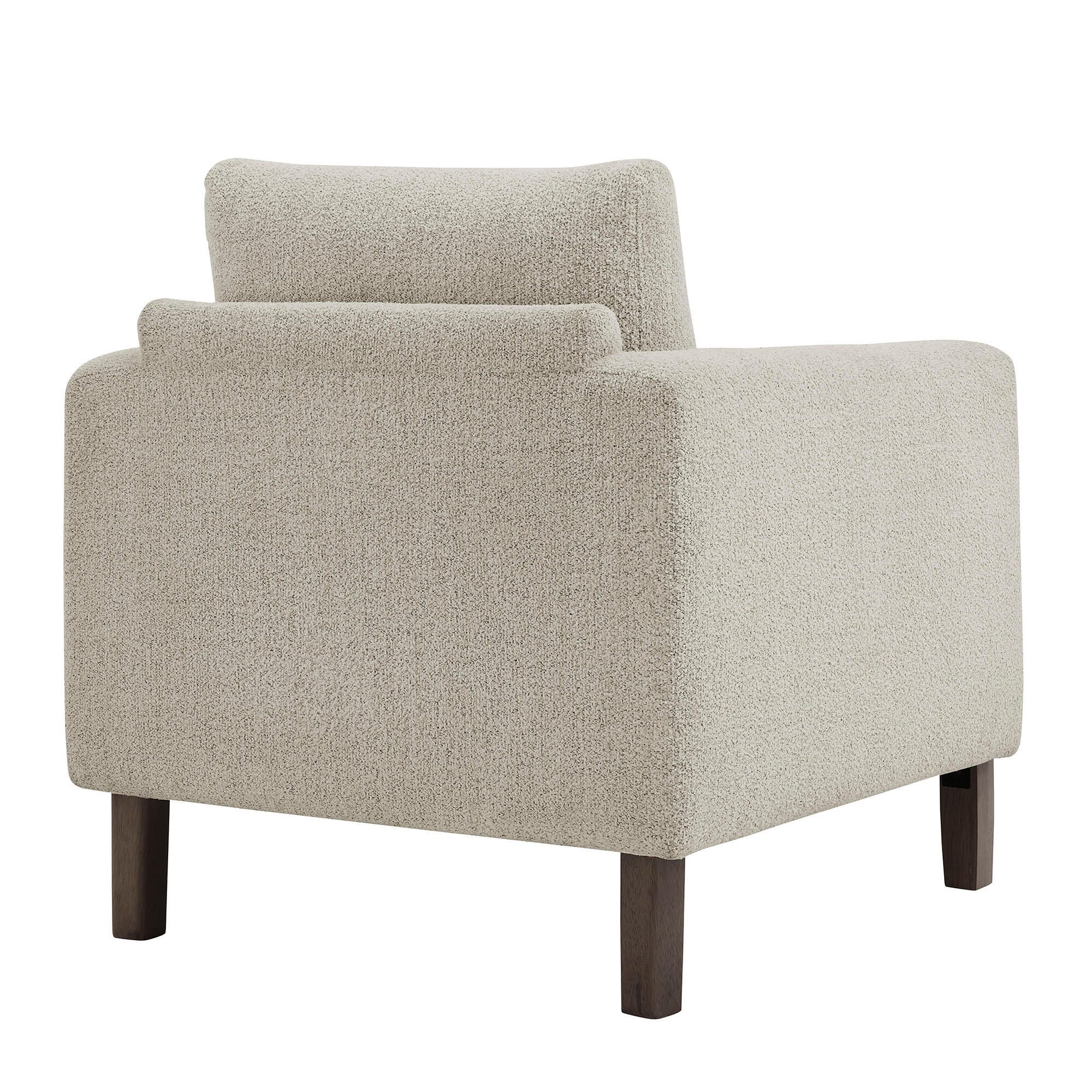 Modway Hawken Accent Armchair, Parchment/Espresso, large