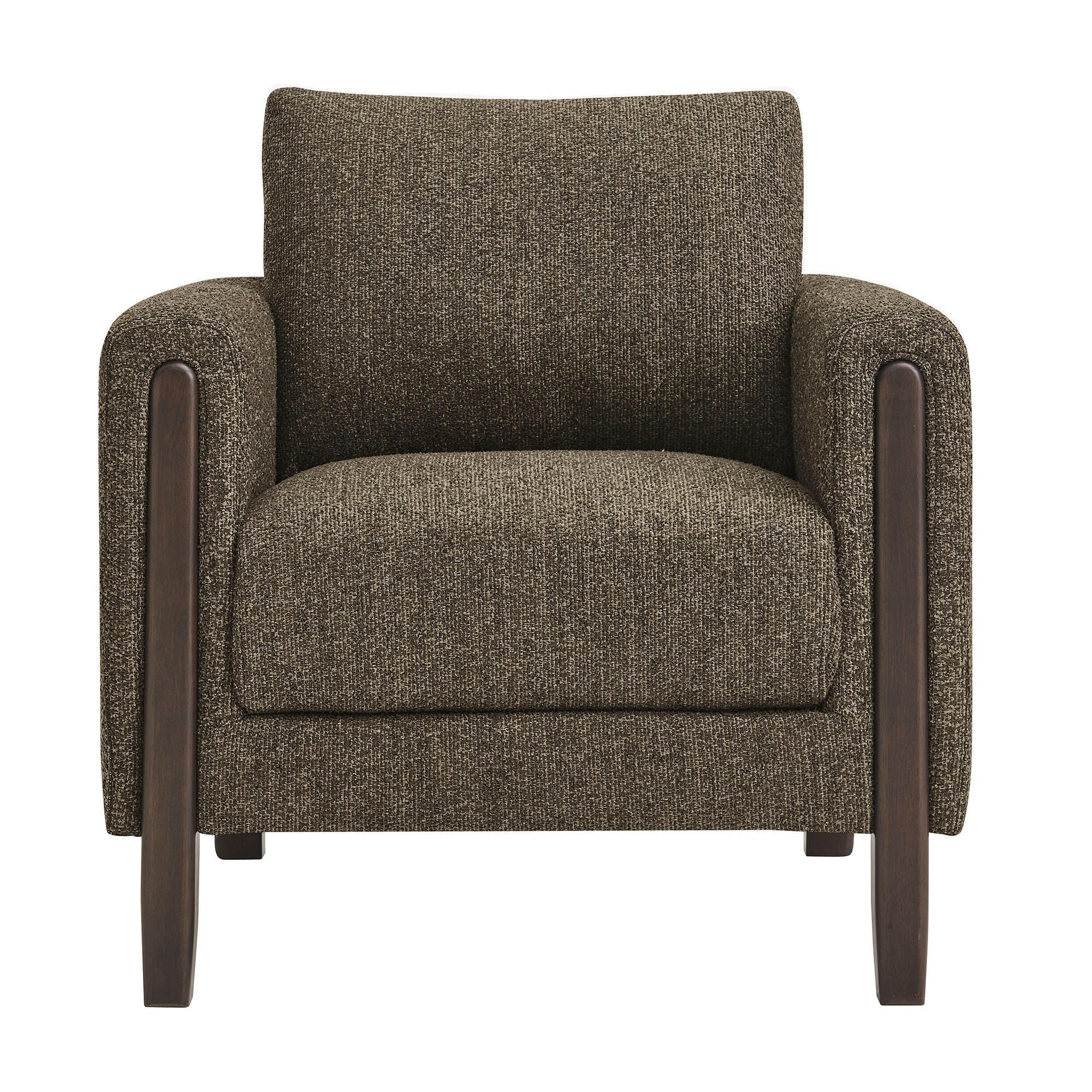 Modway Hawken Accent Armchair, Antique Espresso, large