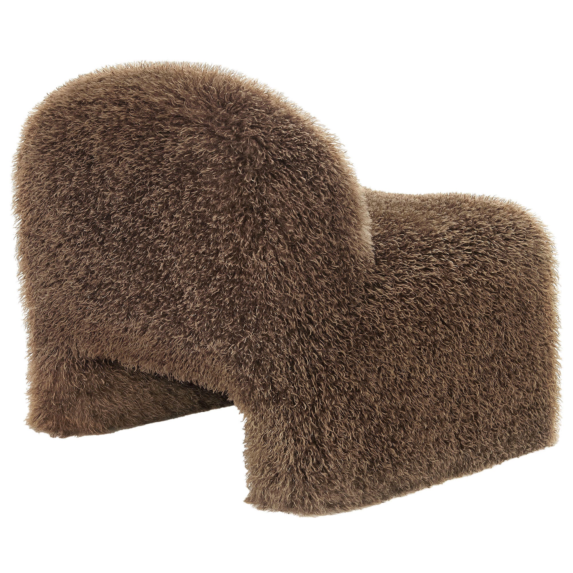 Modway Mina Accent Chair, Brown, large