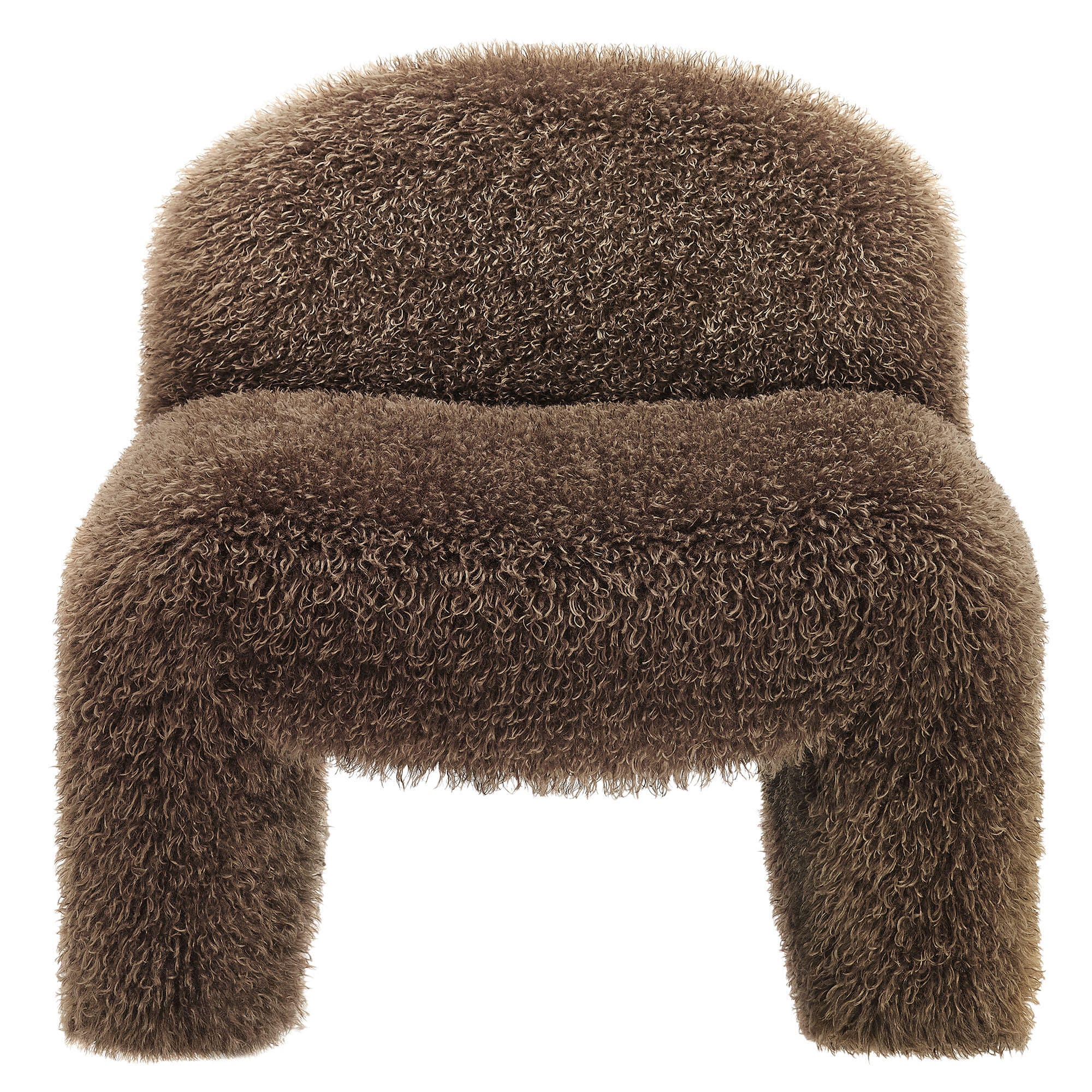 Modway Mina Accent Chair, Brown, large