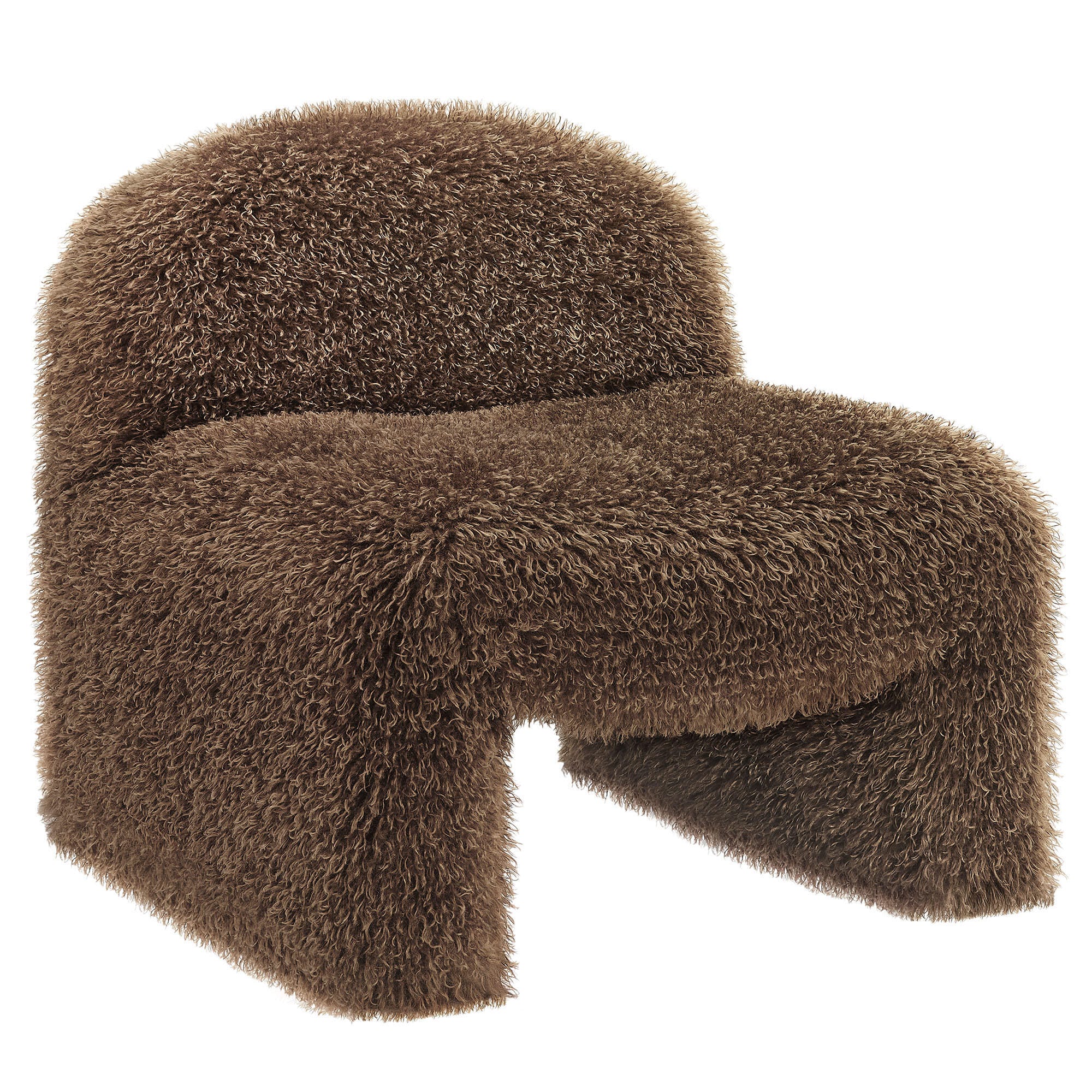 Modway Mina Accent Chair, Brown, large